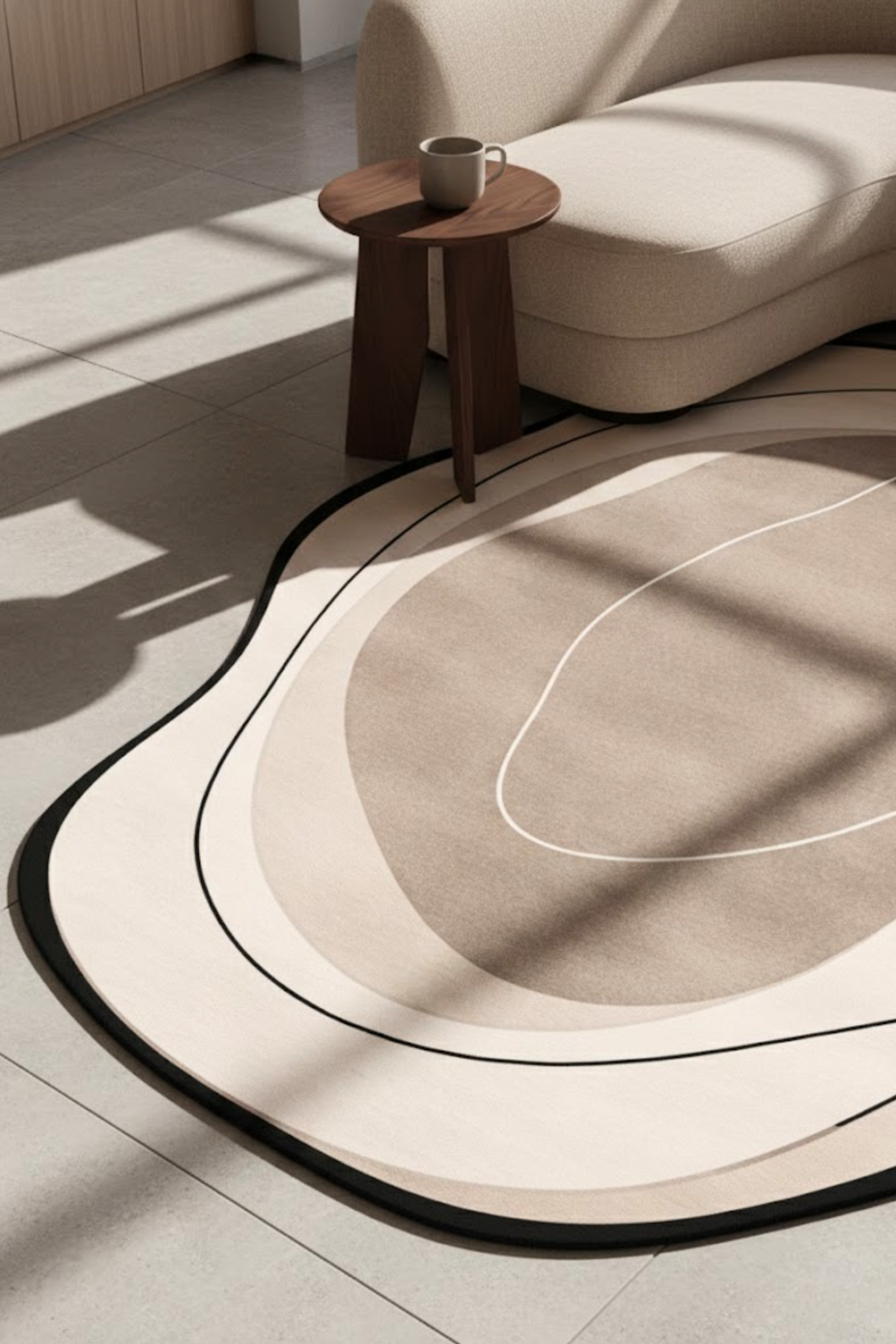 Woolen Handtufted Carpet_ Choco Topos