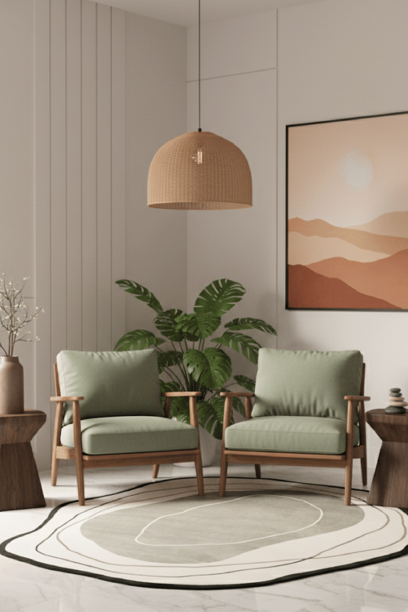 Woolen Handtufted Carpet_ Topos