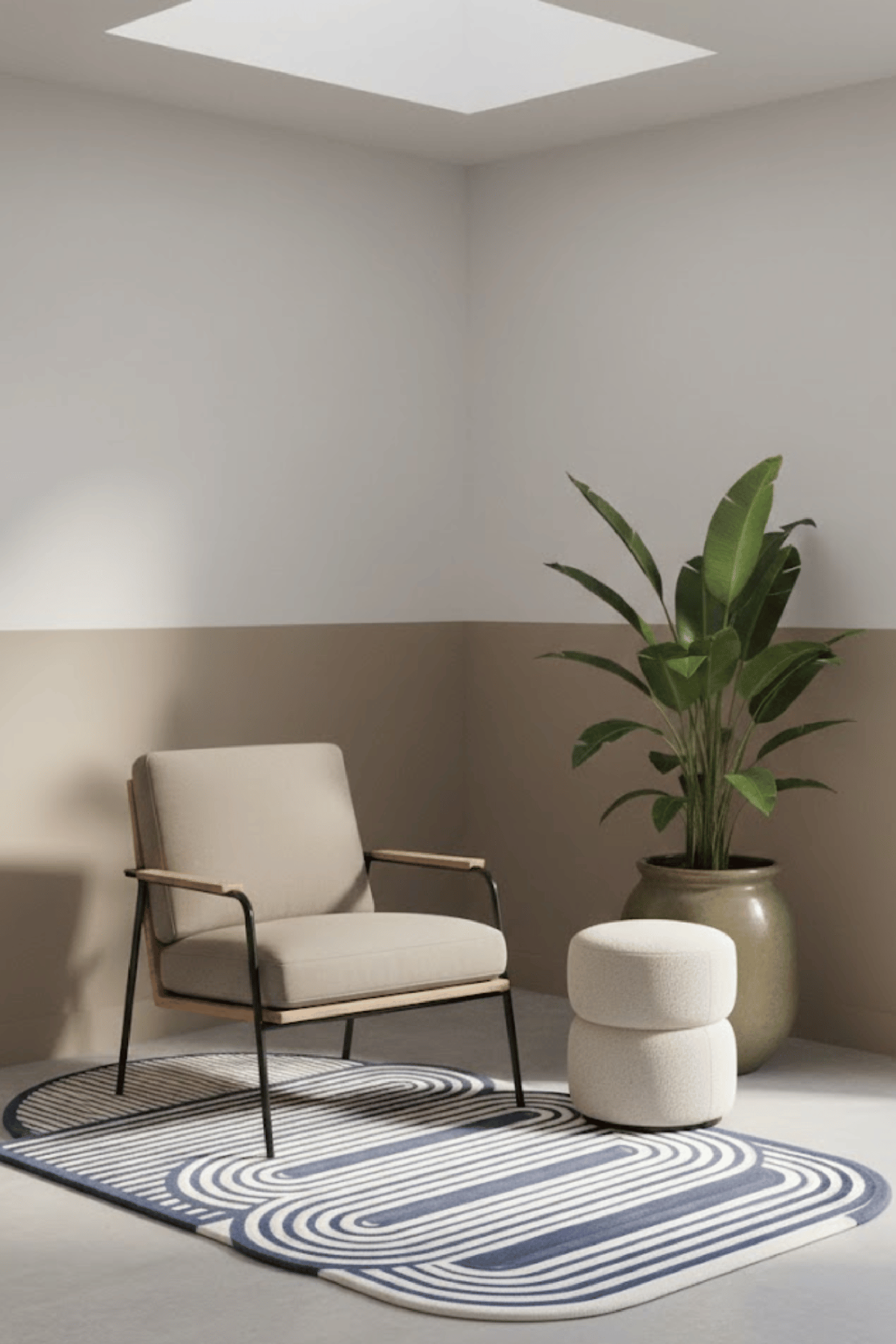 Woolen Handtufted Carpet_ Nord Curve