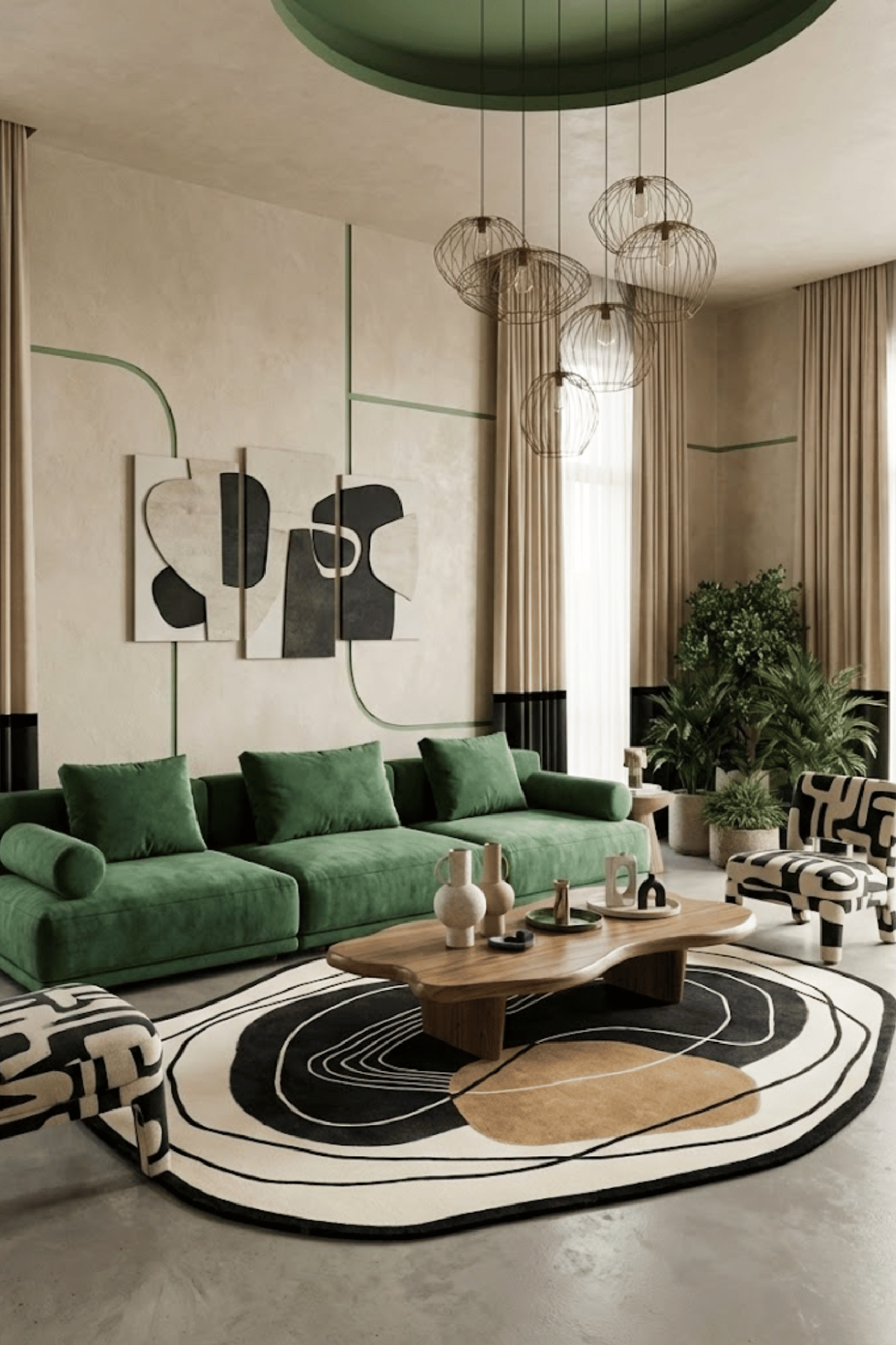 Woolen Handtufted Carpet_ KoraNor