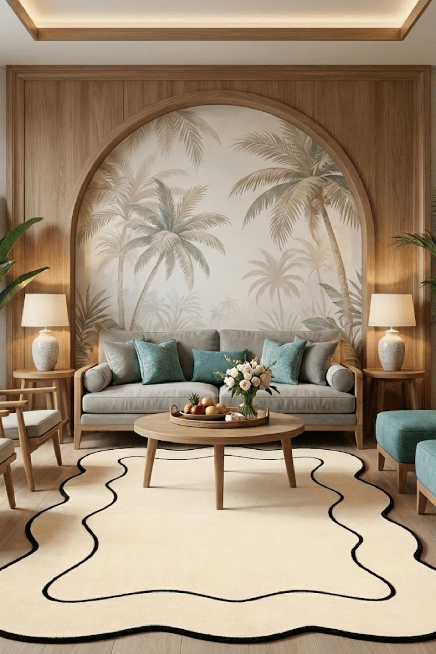 Woolen Handtufted Carpet_ Rekha Tarang
