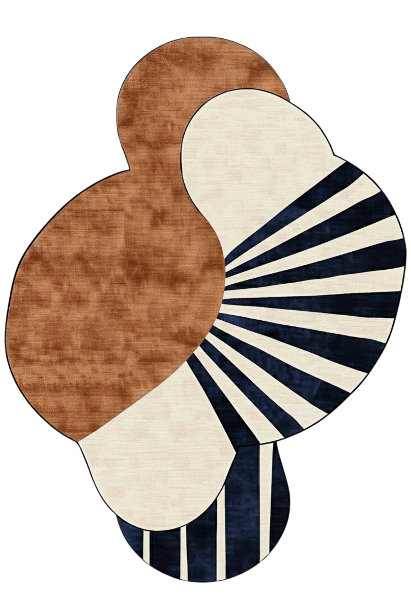 Viscose & Wool Blended Hand tufted Carpet _ Forma Fly