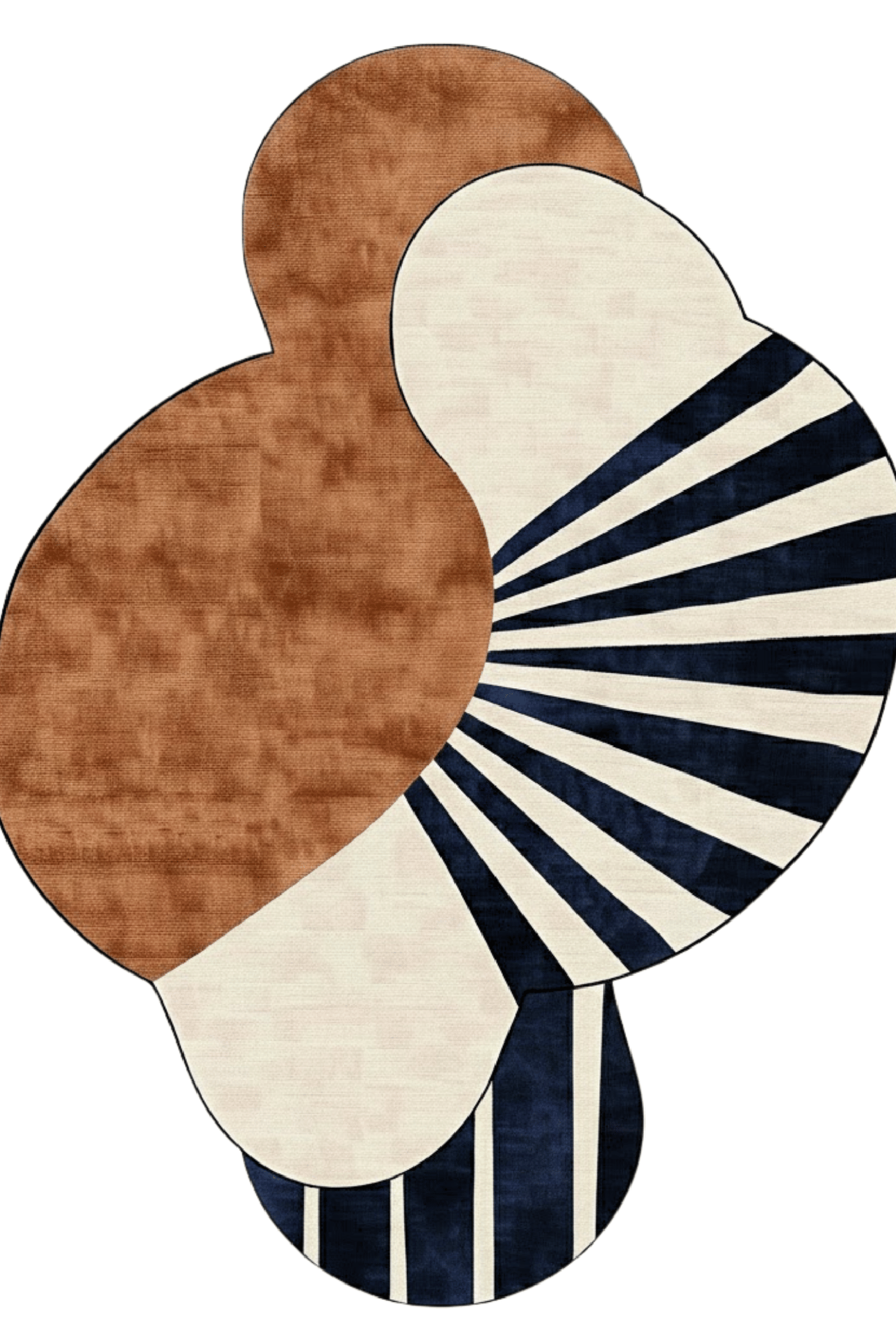 Viscose & Wool Blended Hand tufted Carpet _ Forma Fly