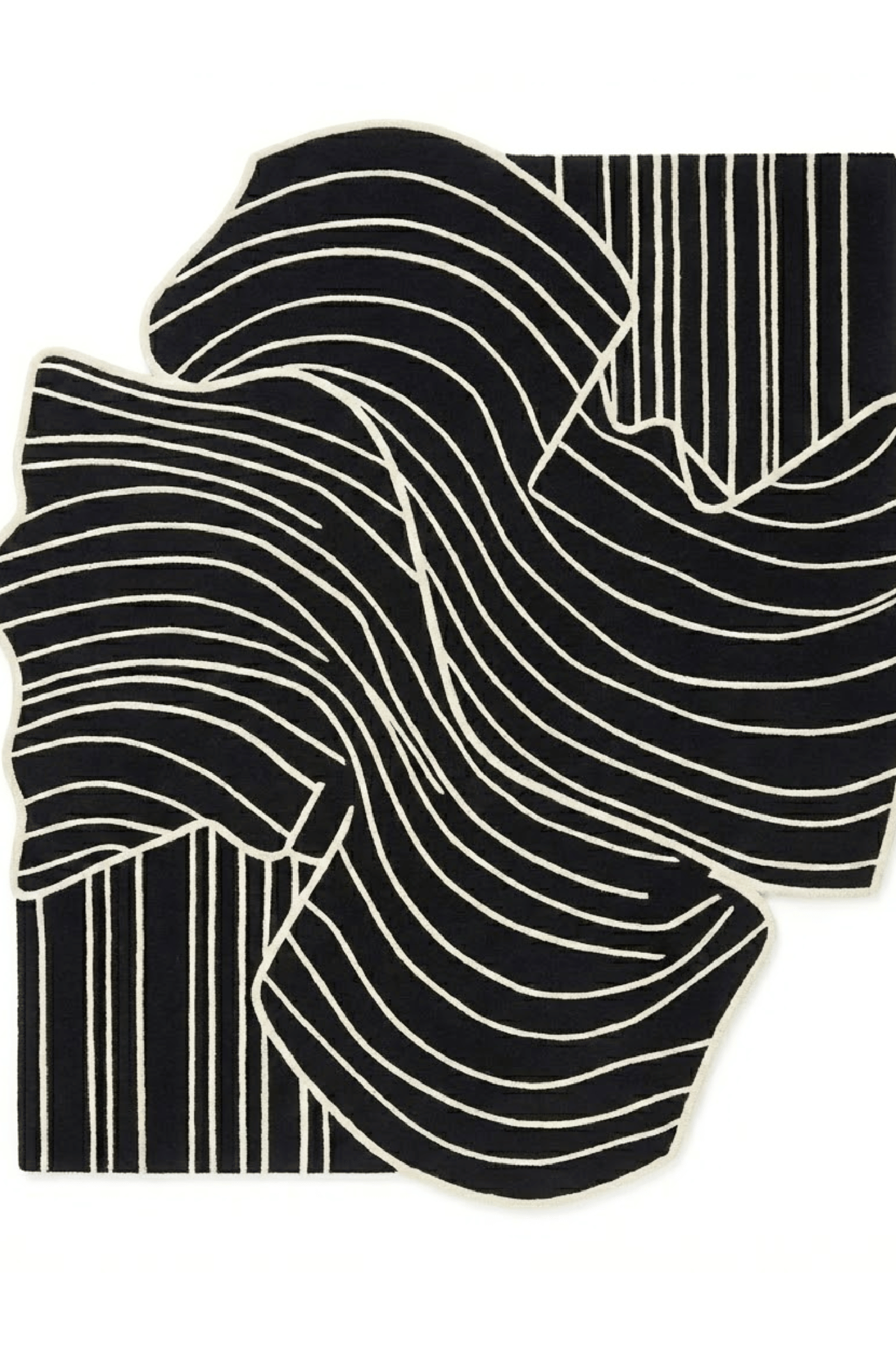Woolen Handtufted Carpet_RippleGrid