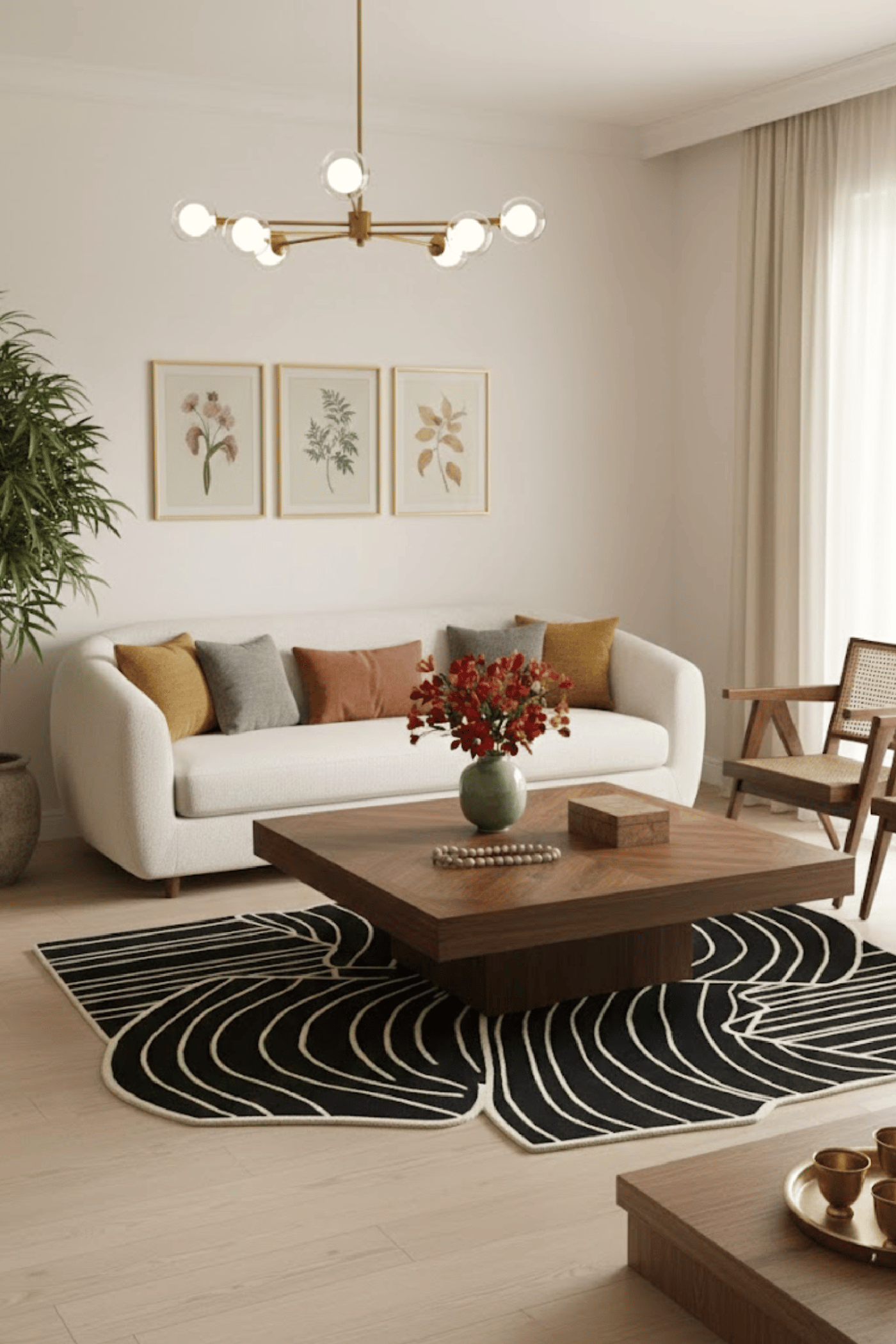 Woolen Handtufted Carpet_RippleGrid