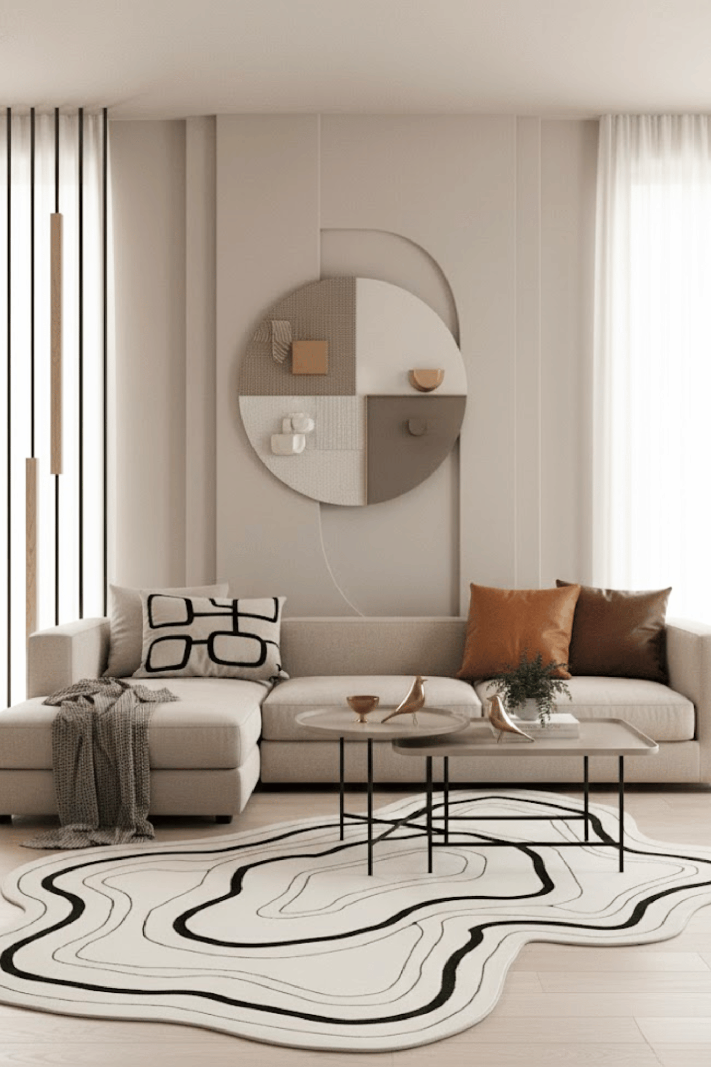 Woolen Handtufted Carpet_ Lehrekha