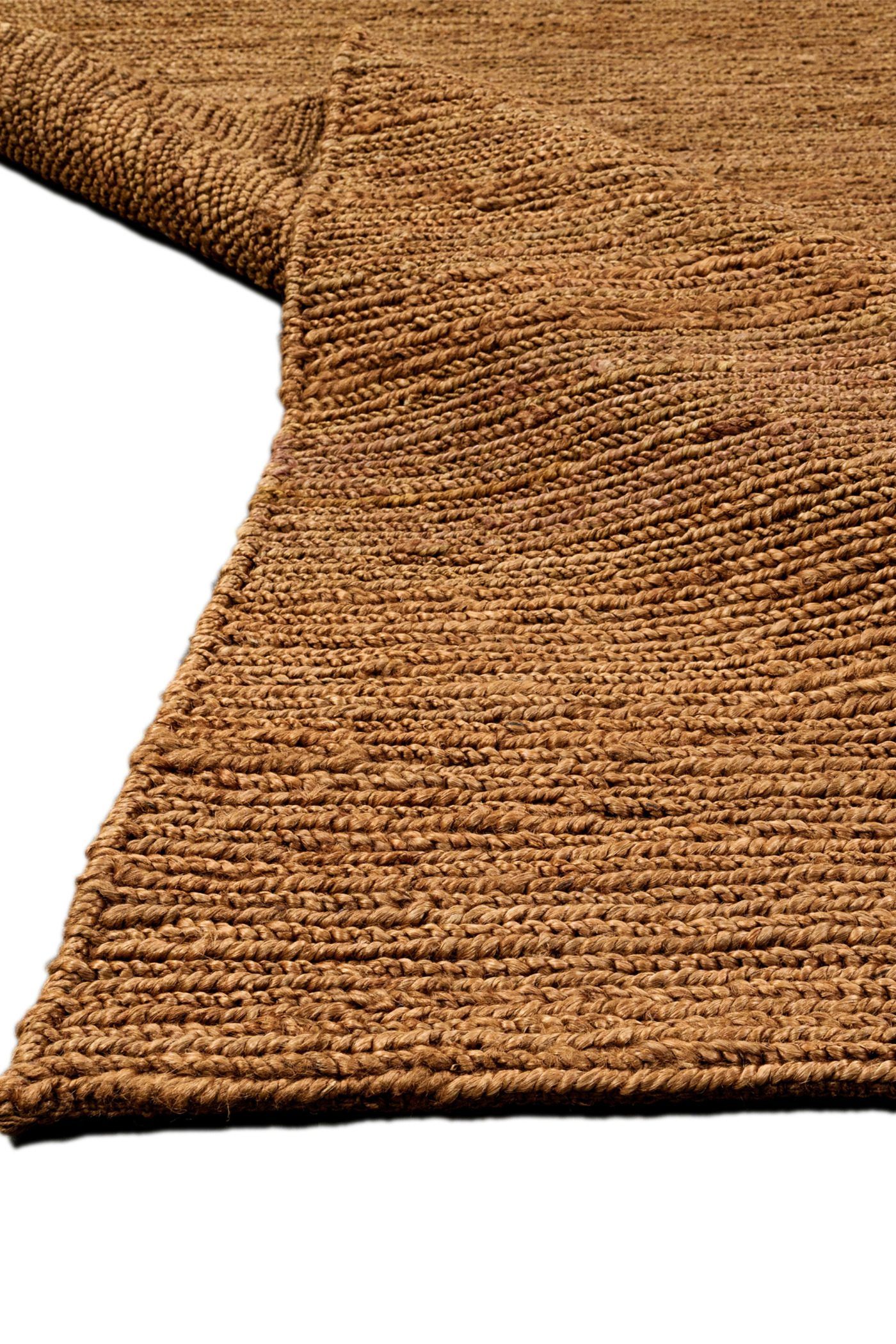 Hemp Hand Woven Rug _ Espresso Lines