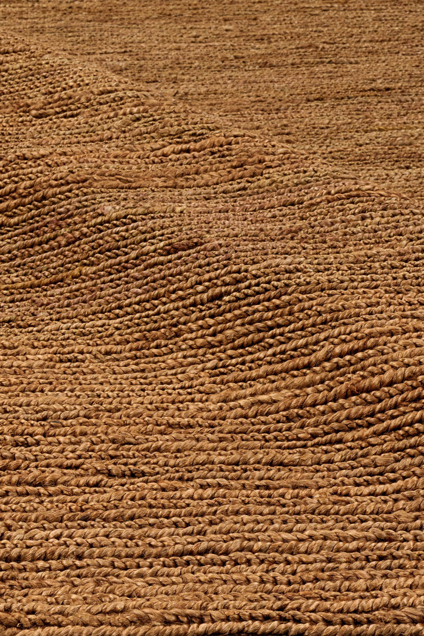 Hemp Hand Woven Rug _ Espresso Lines