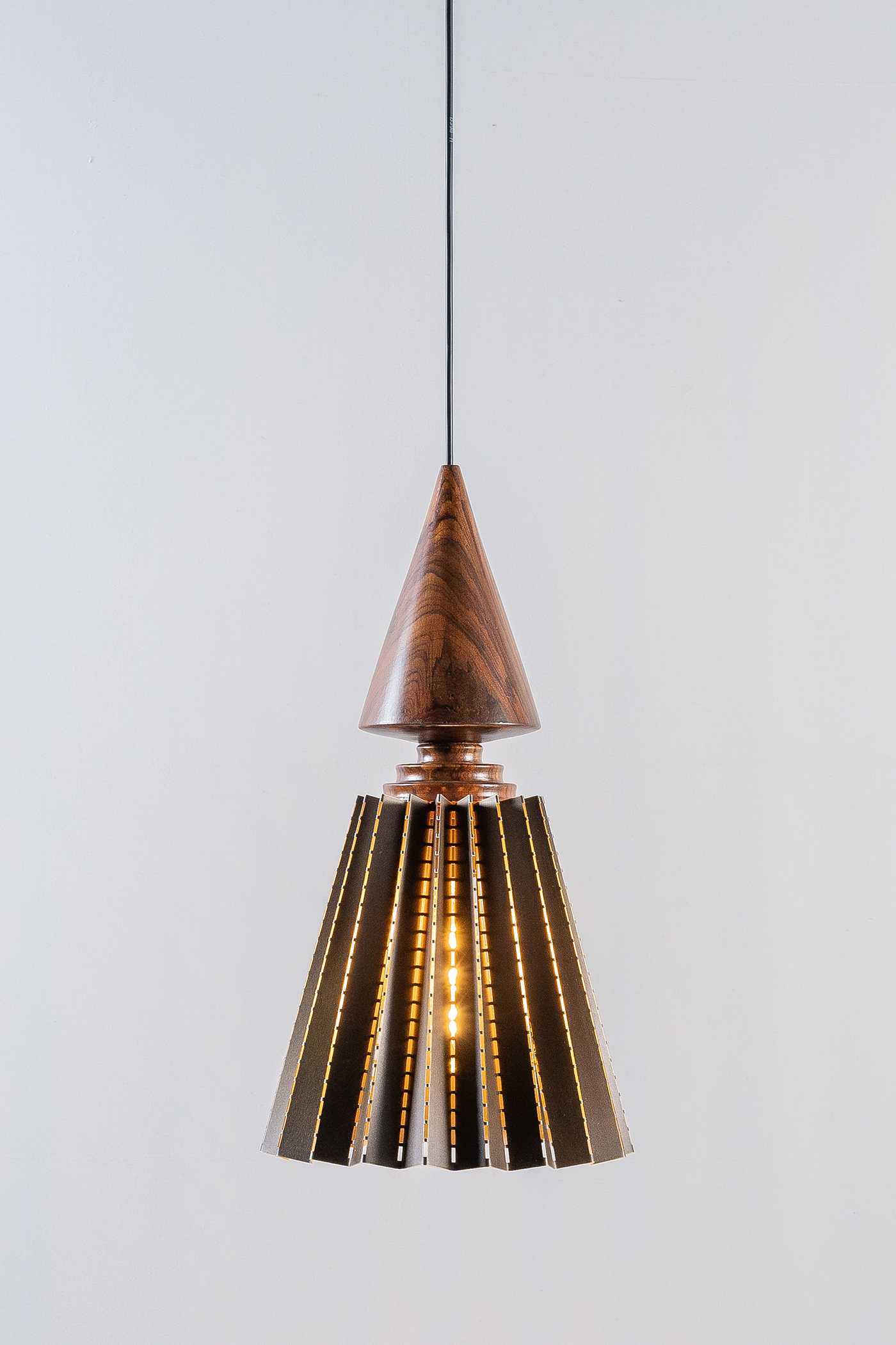 Timber Cone pendant light