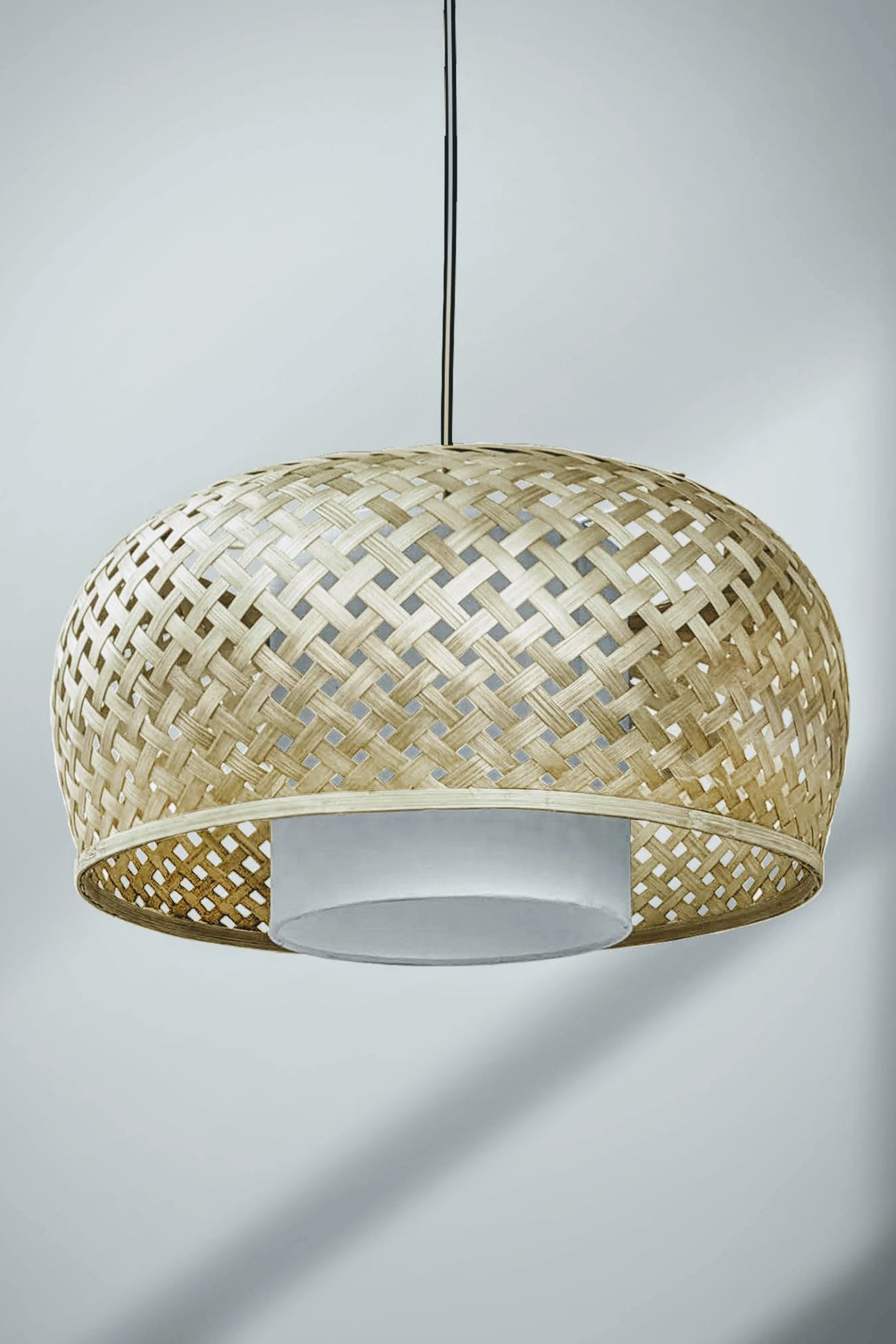 Mianzi Bamboo Tulip Pendant Lamp