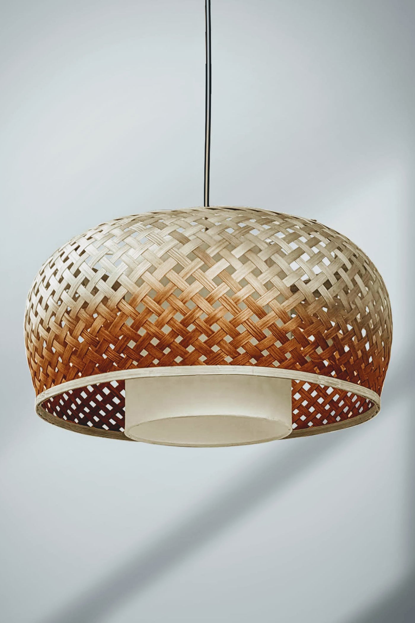 Mianzi Bamboo Tulip Pendant Lamp