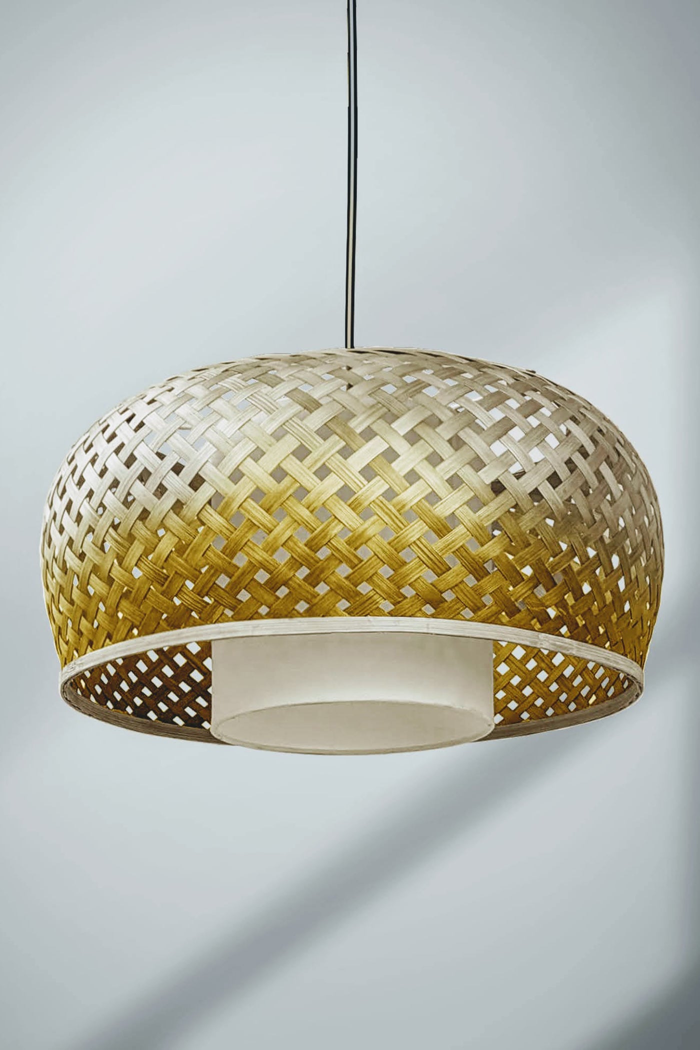 Mianzi Bamboo Tulip Pendant Lamp