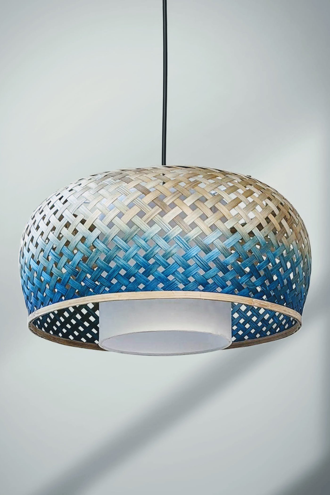 Mianzi Bamboo Tulip Pendant Lamp