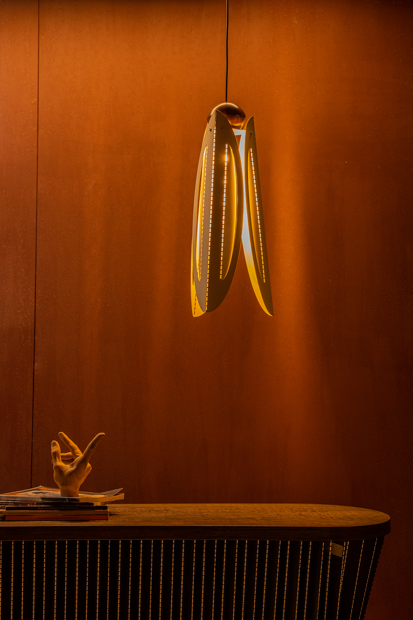 Beetle pendant light