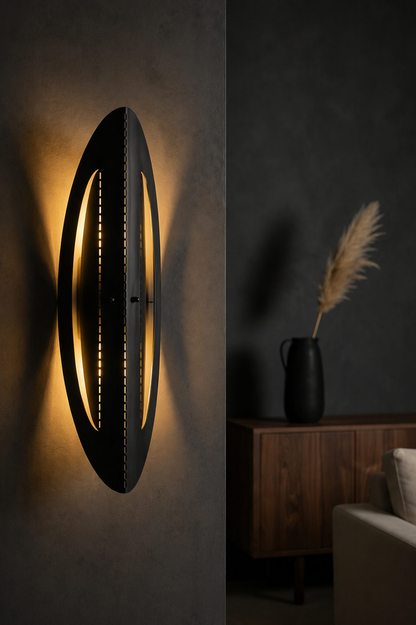 Beetle wall sconce