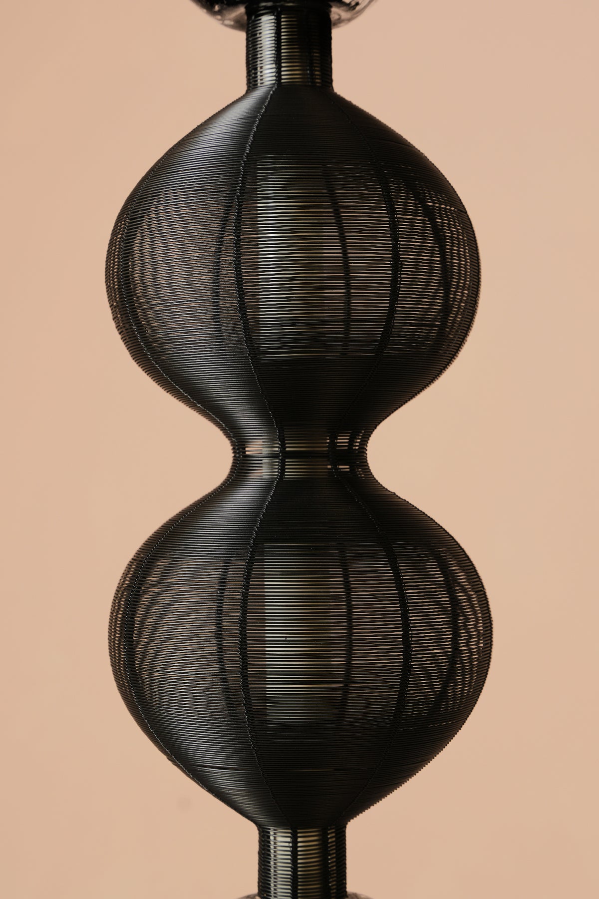 Notto Black Column Floor Lamp
