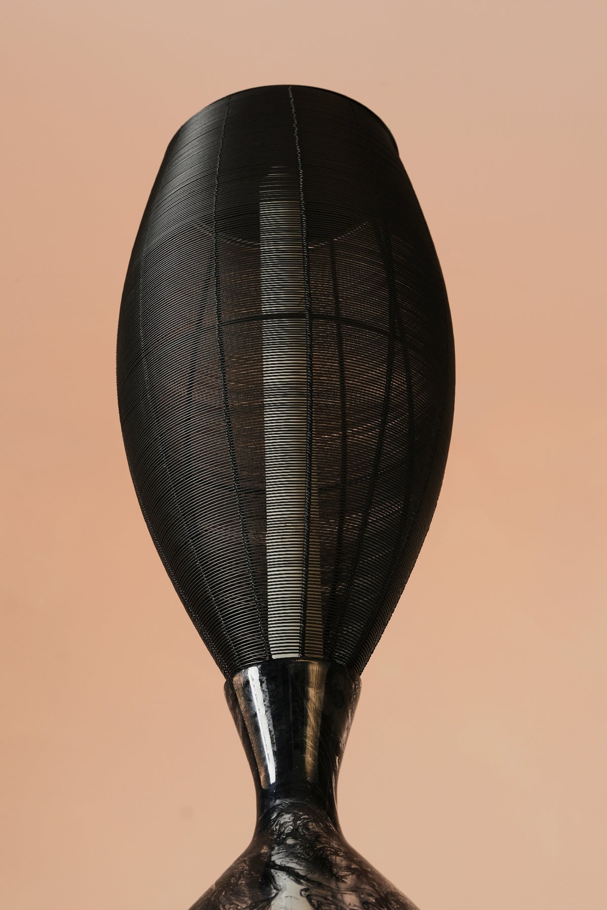 Notto Black Column Floor Lamp