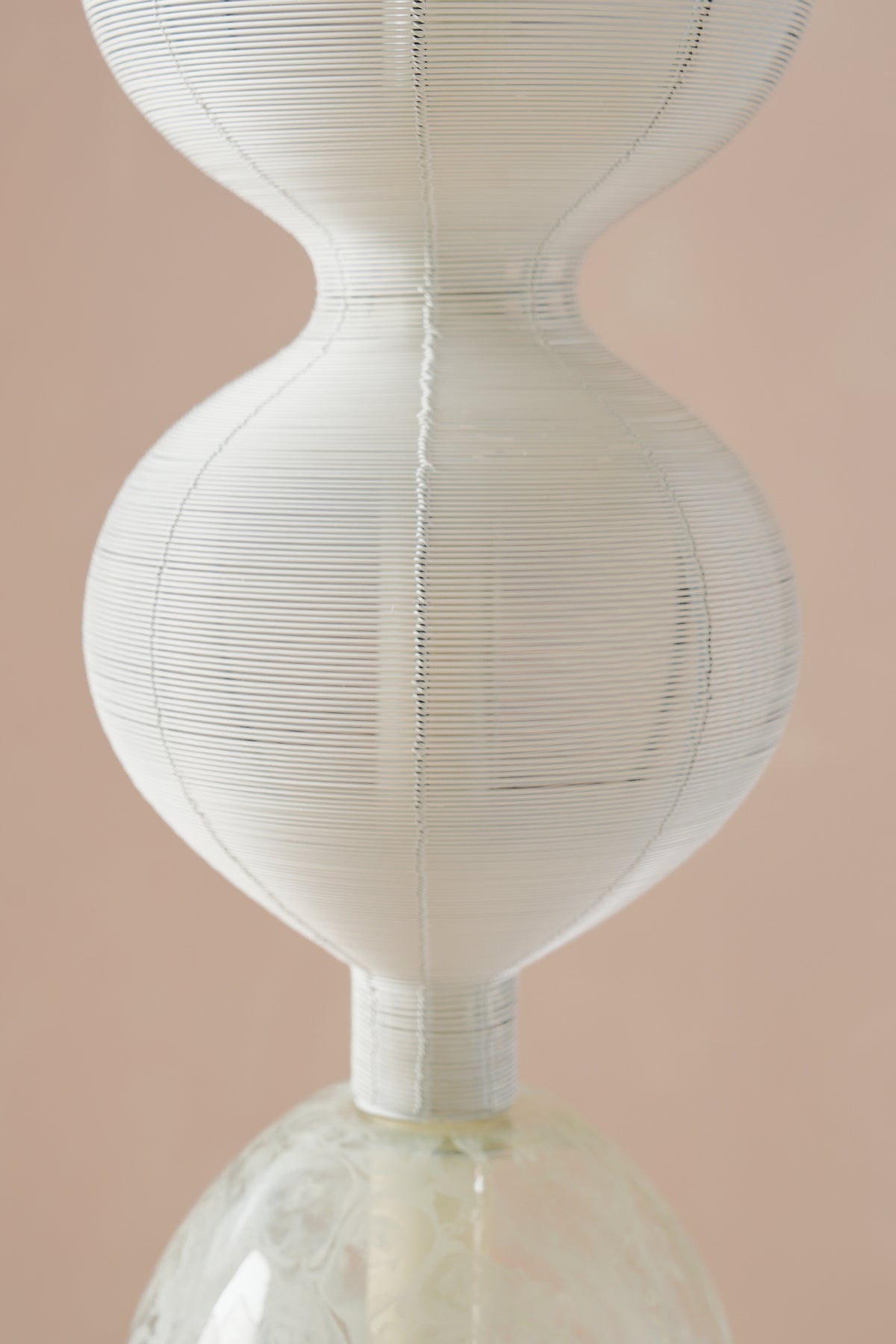 Notto White Column Floor Lamp