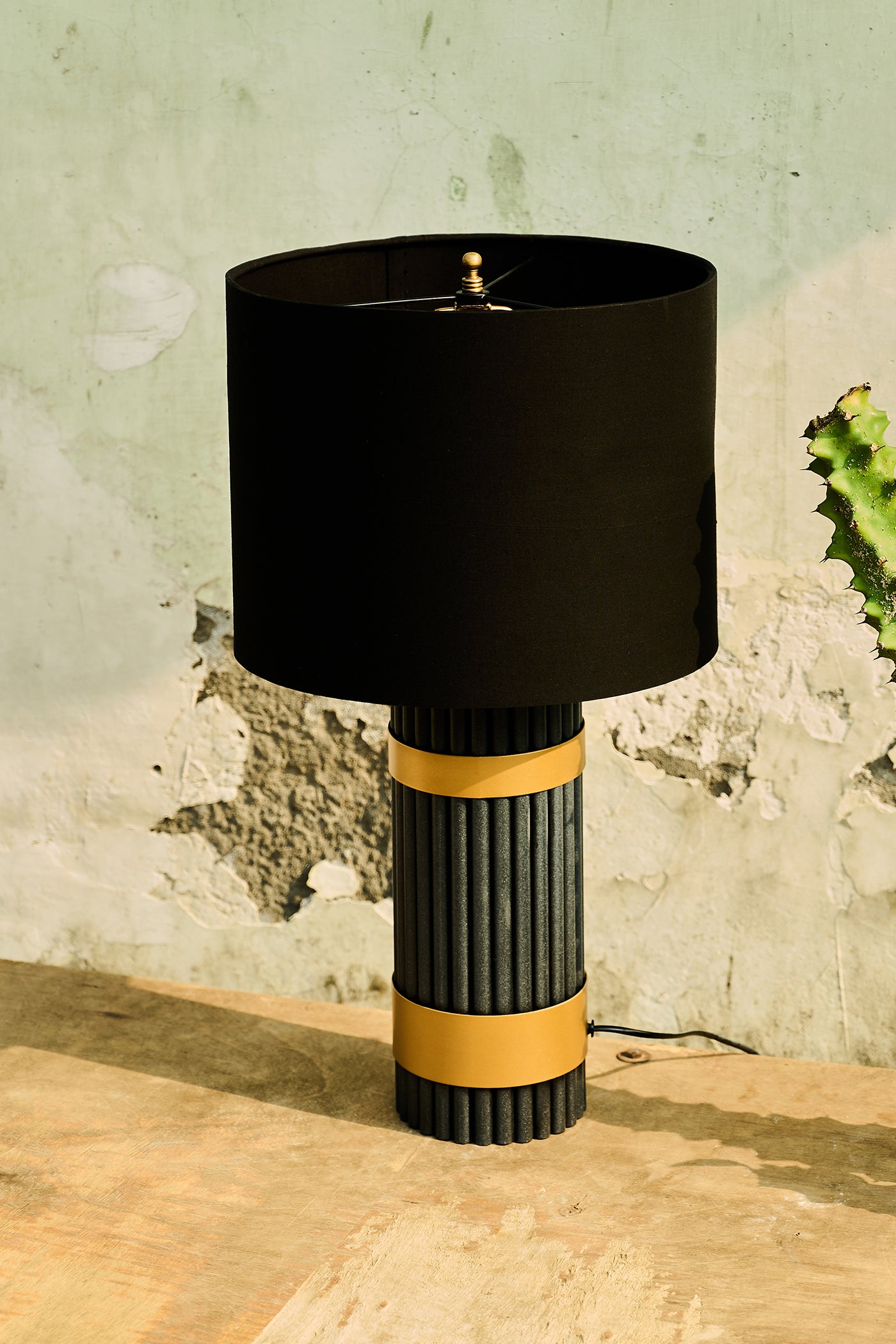 Fluted Bar Table Lamp