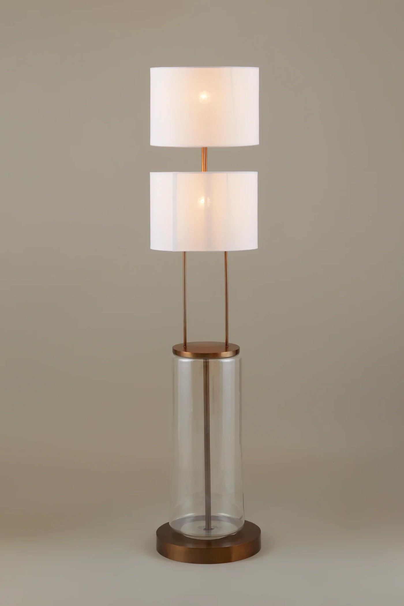 Two-Tiered Floor Lamp