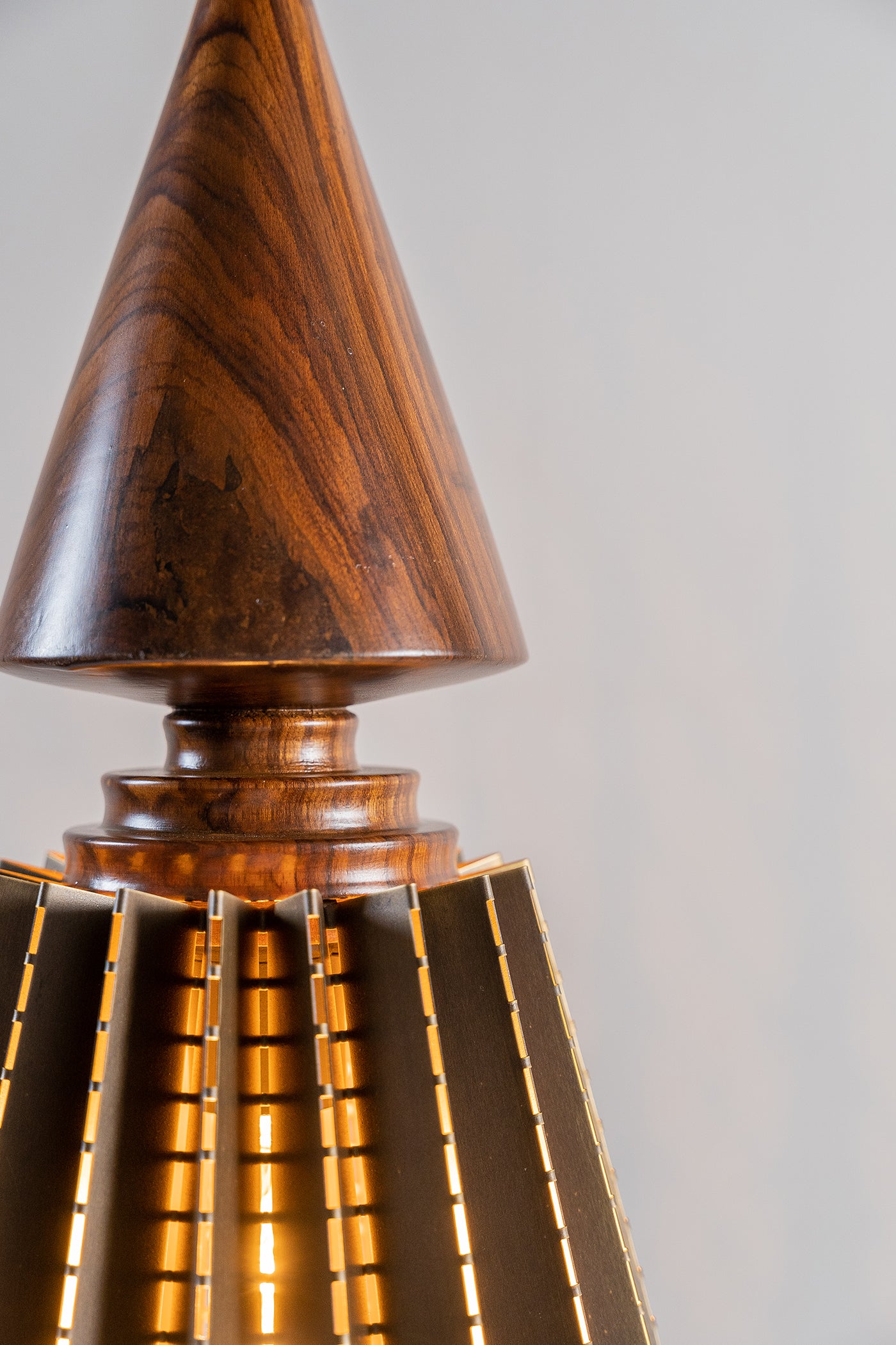 Timber Cone pendant light