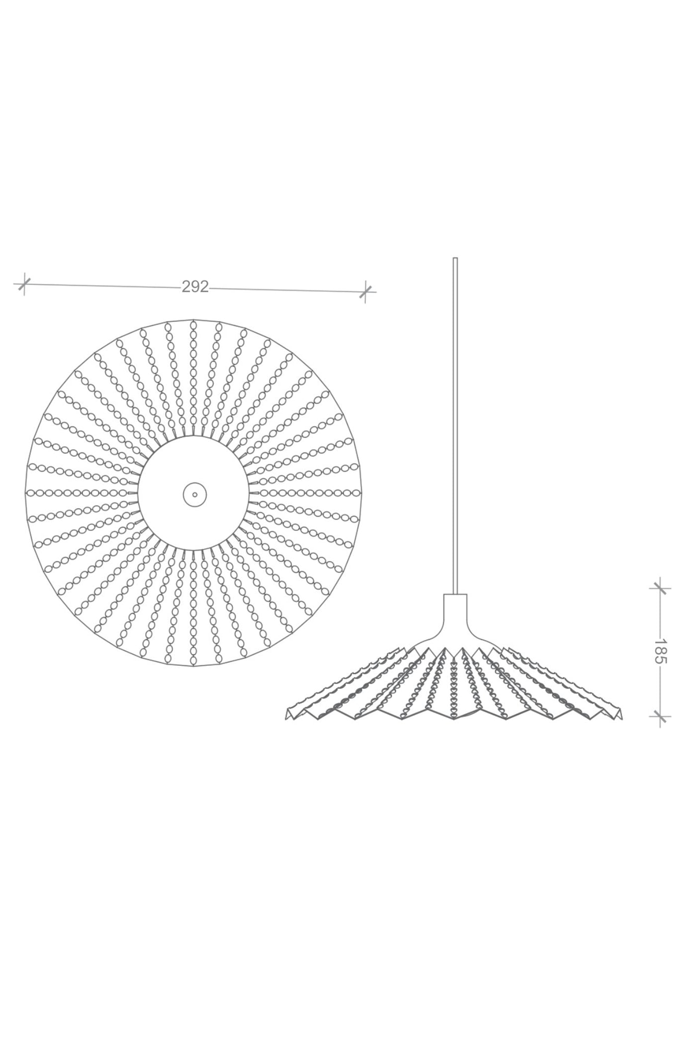 Cappello pendant light