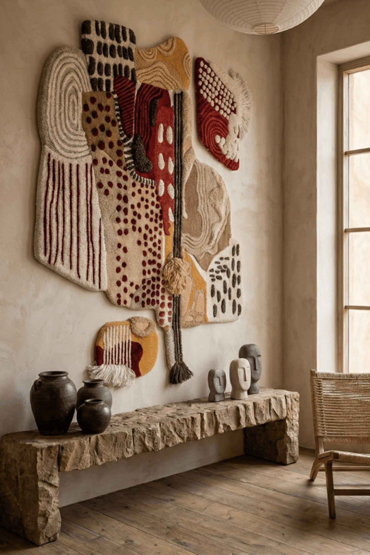 Field of Pause Hand-Tufted Wall Rug