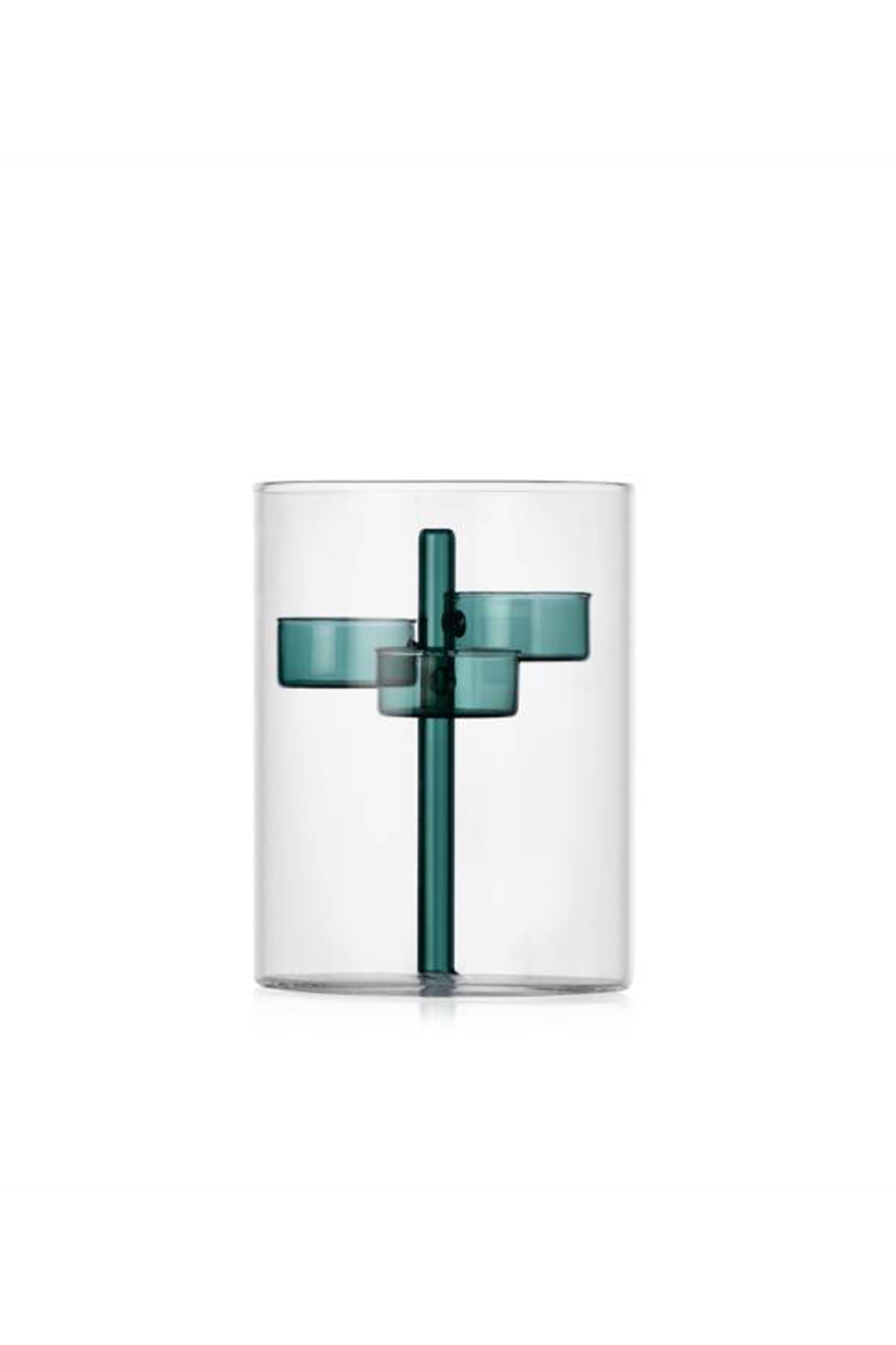Iris- Tealight 3 Cand. Petrol