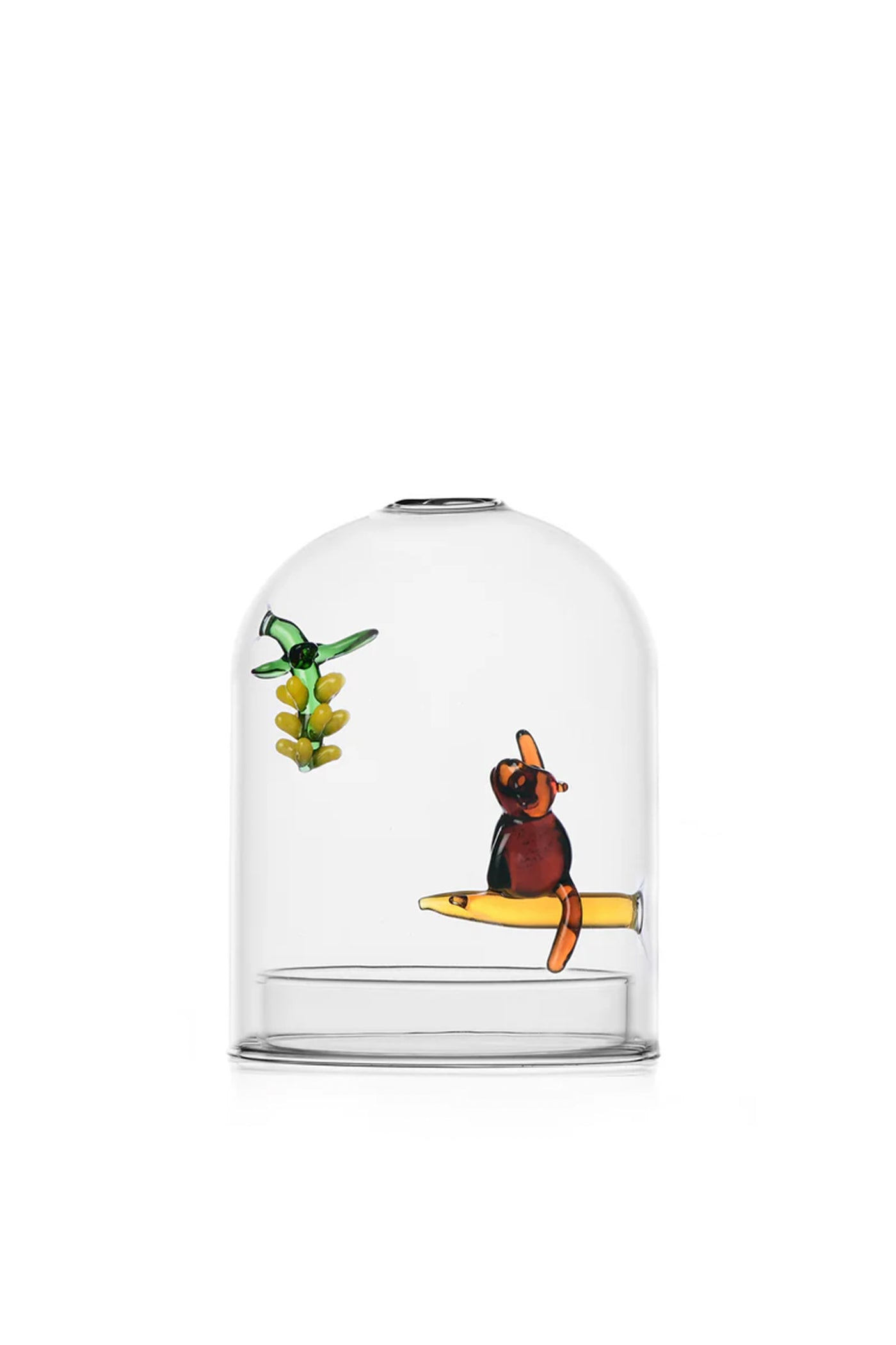 Candle Holder Wind Proof Monkay And Bananas