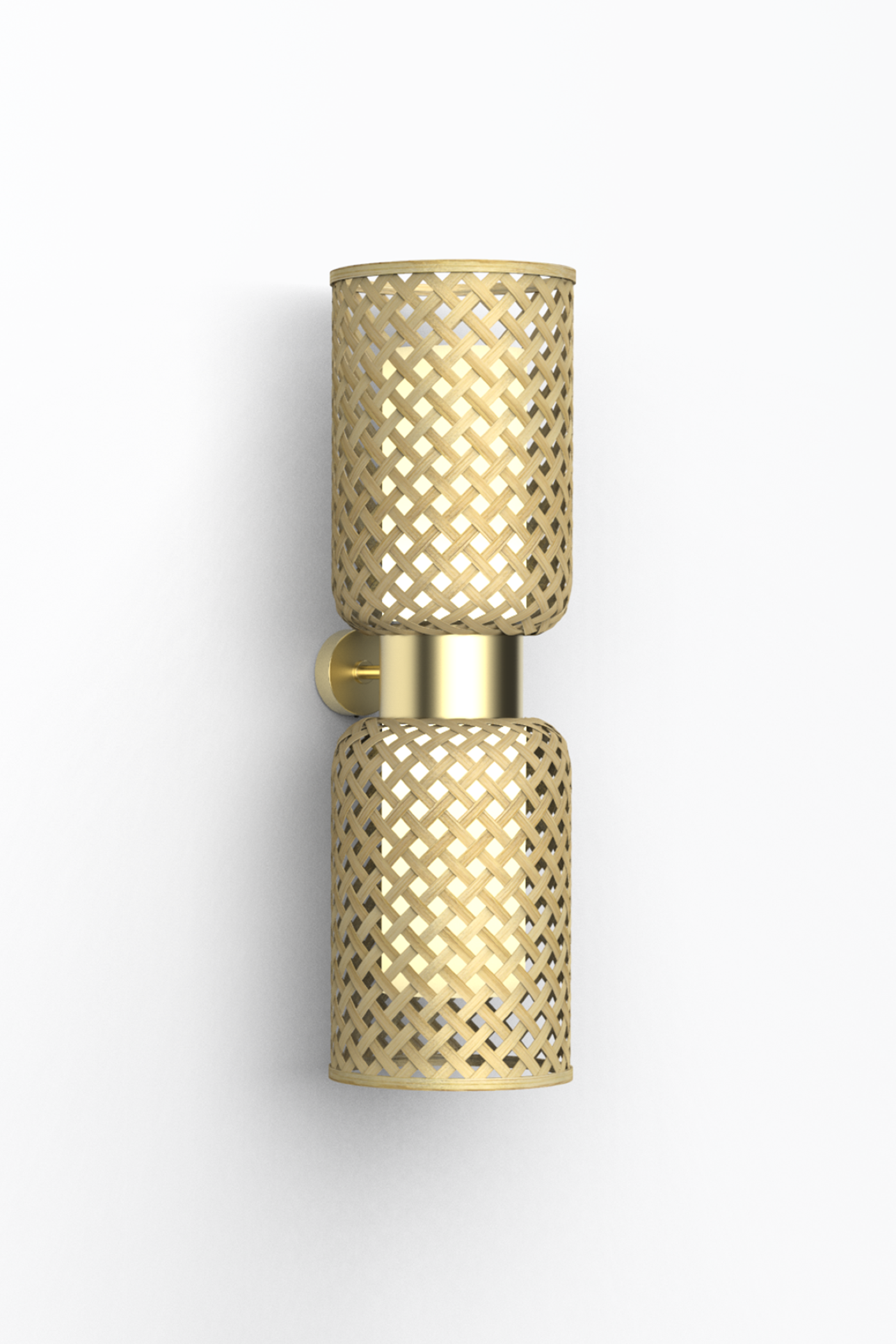 Mianzi Bamboo Metamorphosis Wall Lamp CC
