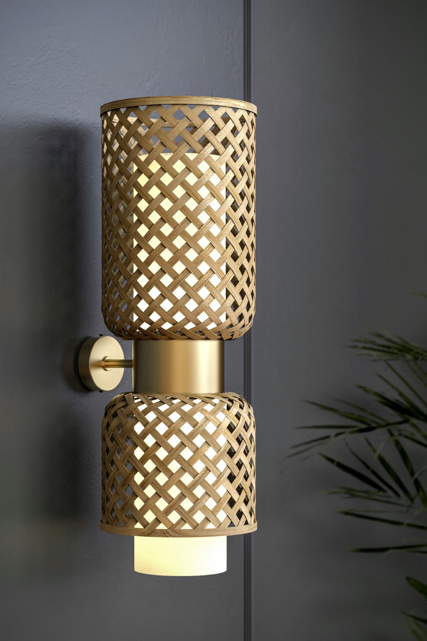 Mianzi Bamboo Metamorphosis Wall Lamp CD