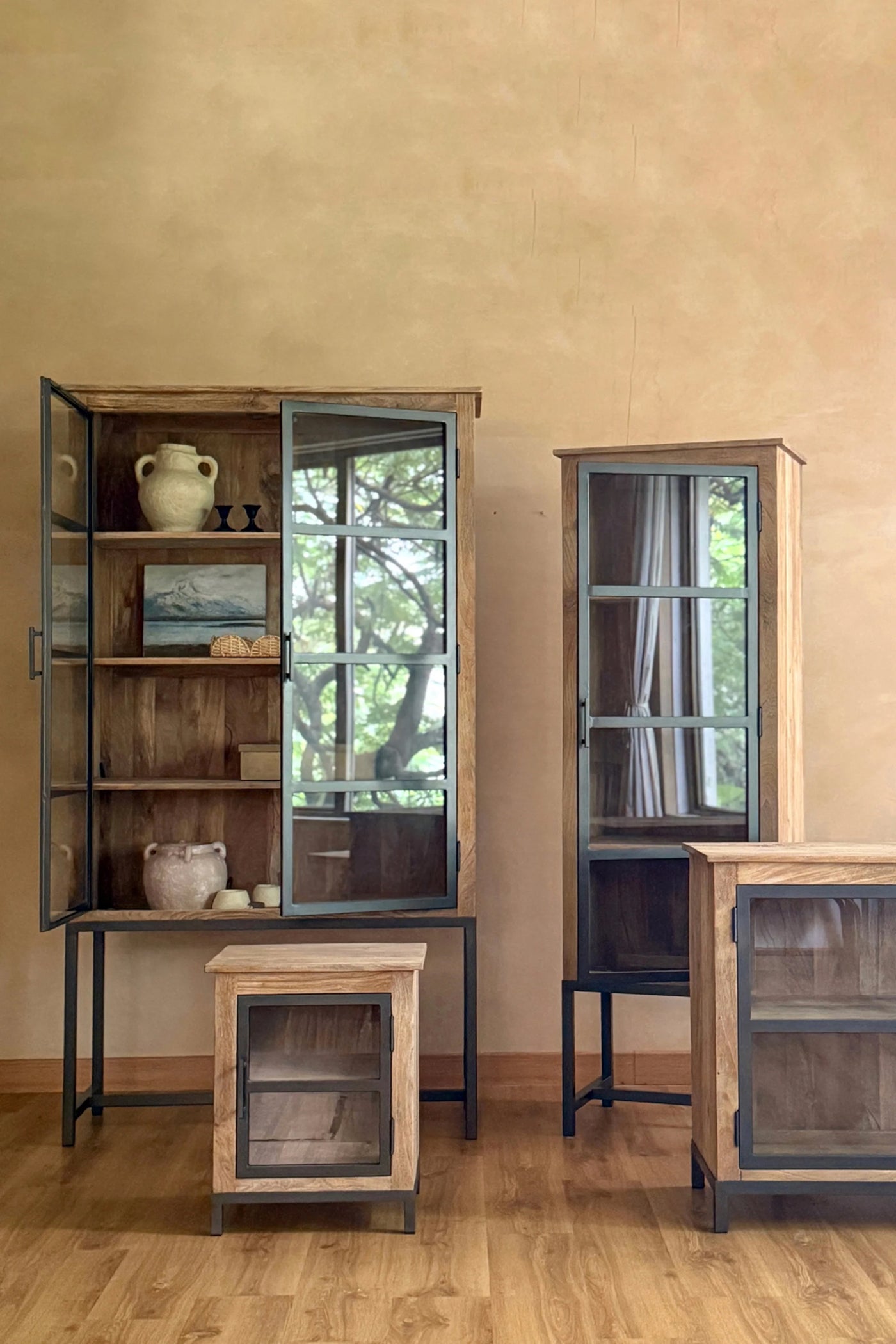 Claire 4 Shelf Cabinet