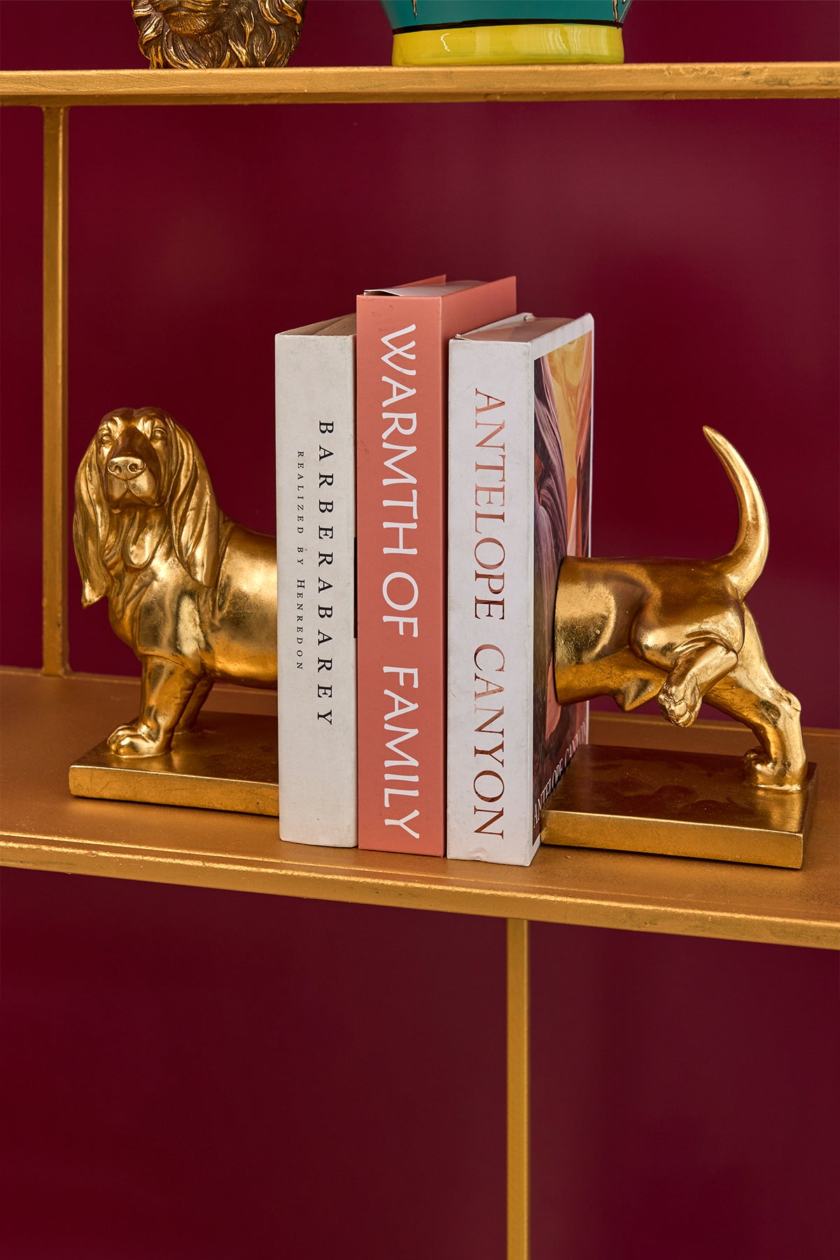 Bark & Mark Resin Gold Bookend