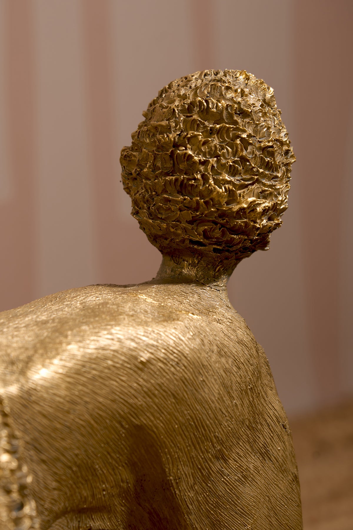 The Pooch Resin Gold Lamp