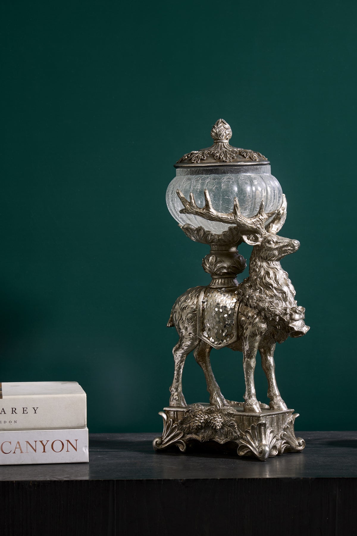Majestic Deer Resin Brown Figurine