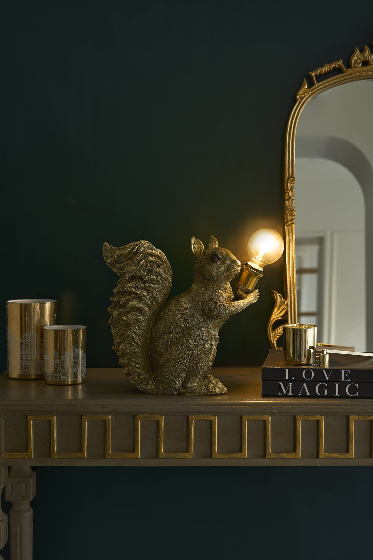 Acron Royale Resin Gold Table Lamp
