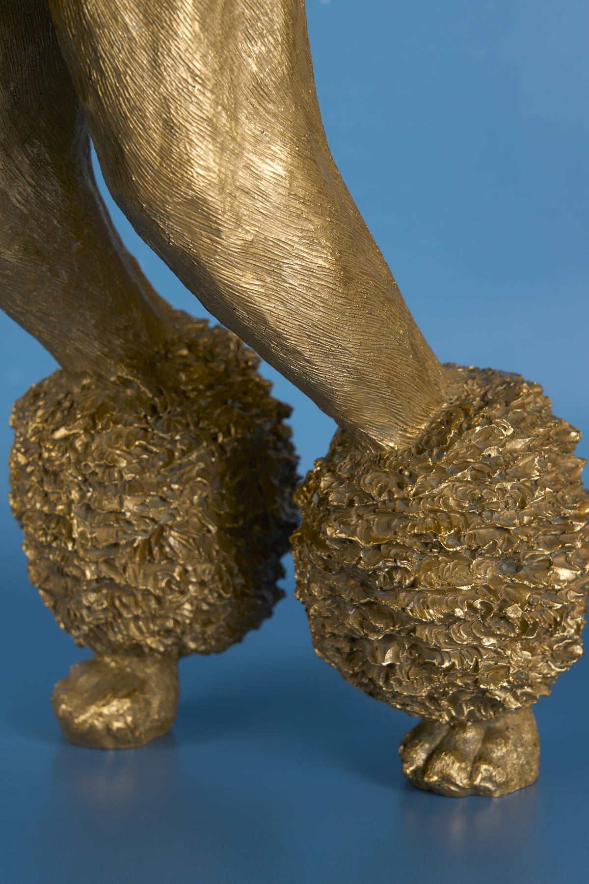 The Pooch Resin Gold Lamp