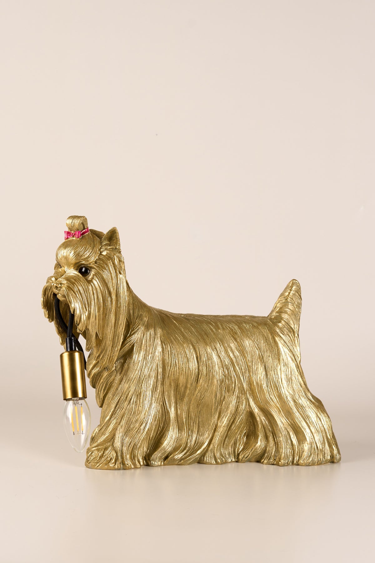 Daisy Resin Gold Table Lamp