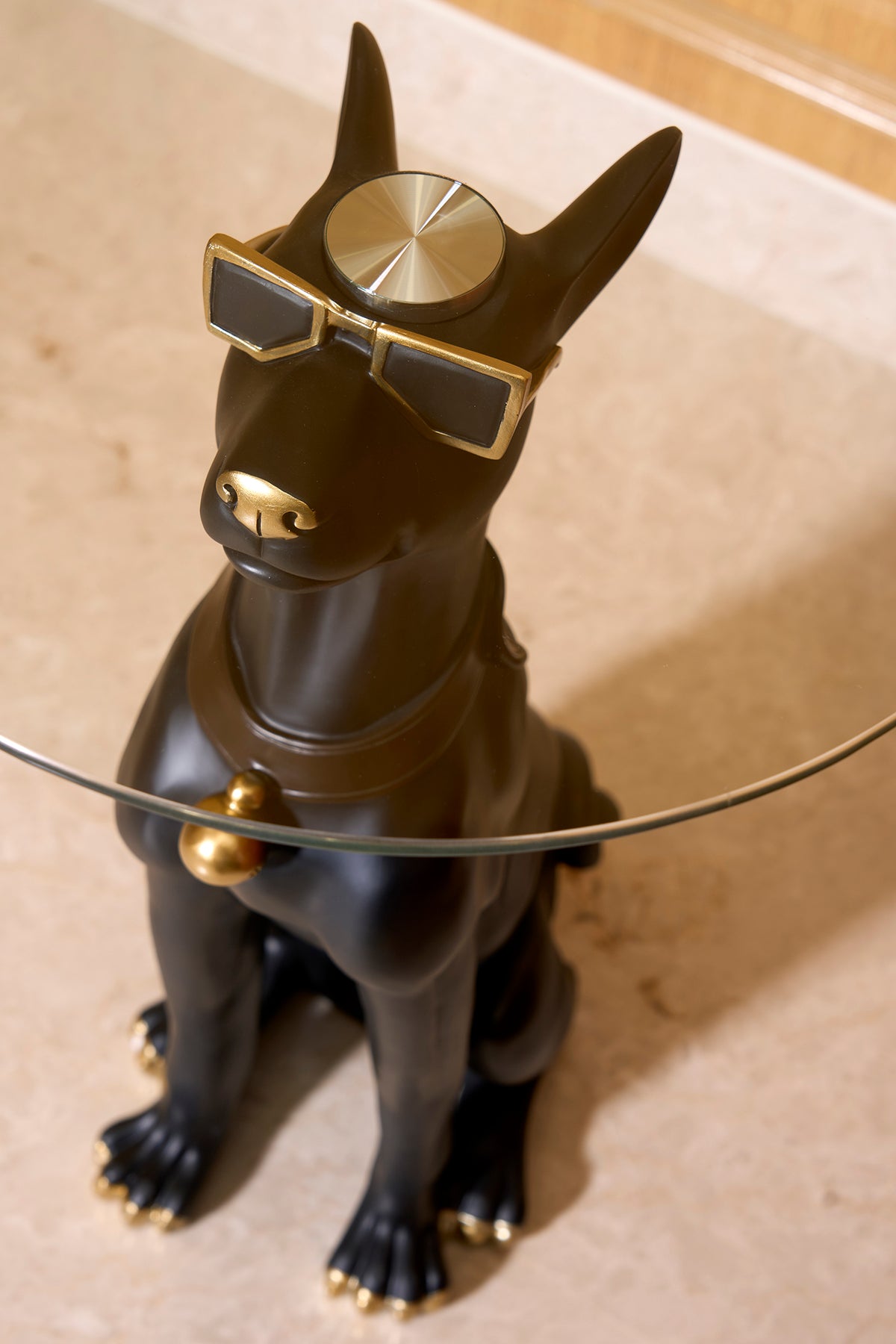 Side Metal Black Table Pharaoh