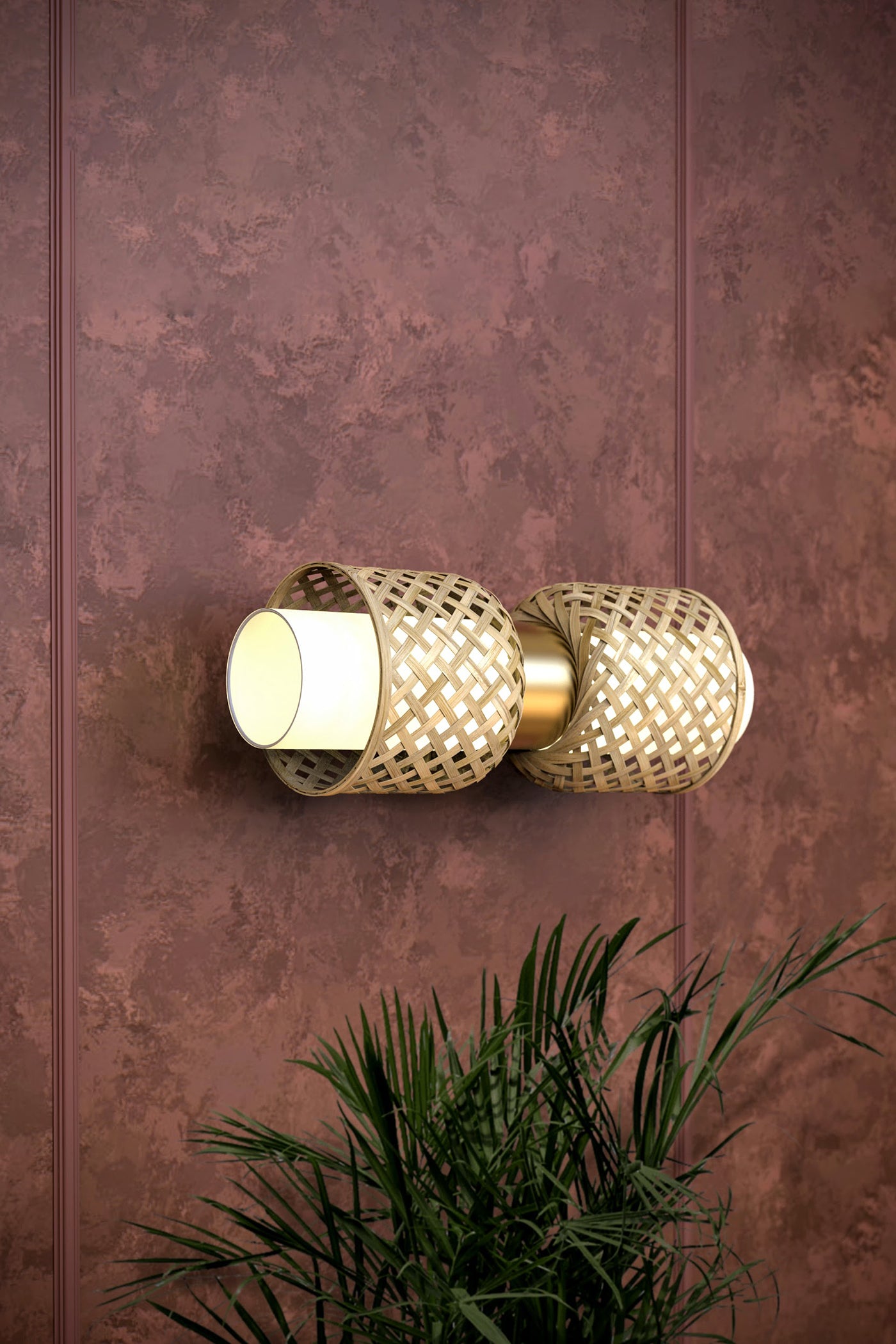 Mianzi Bamboo Metamorphosis Wall Lamp DD