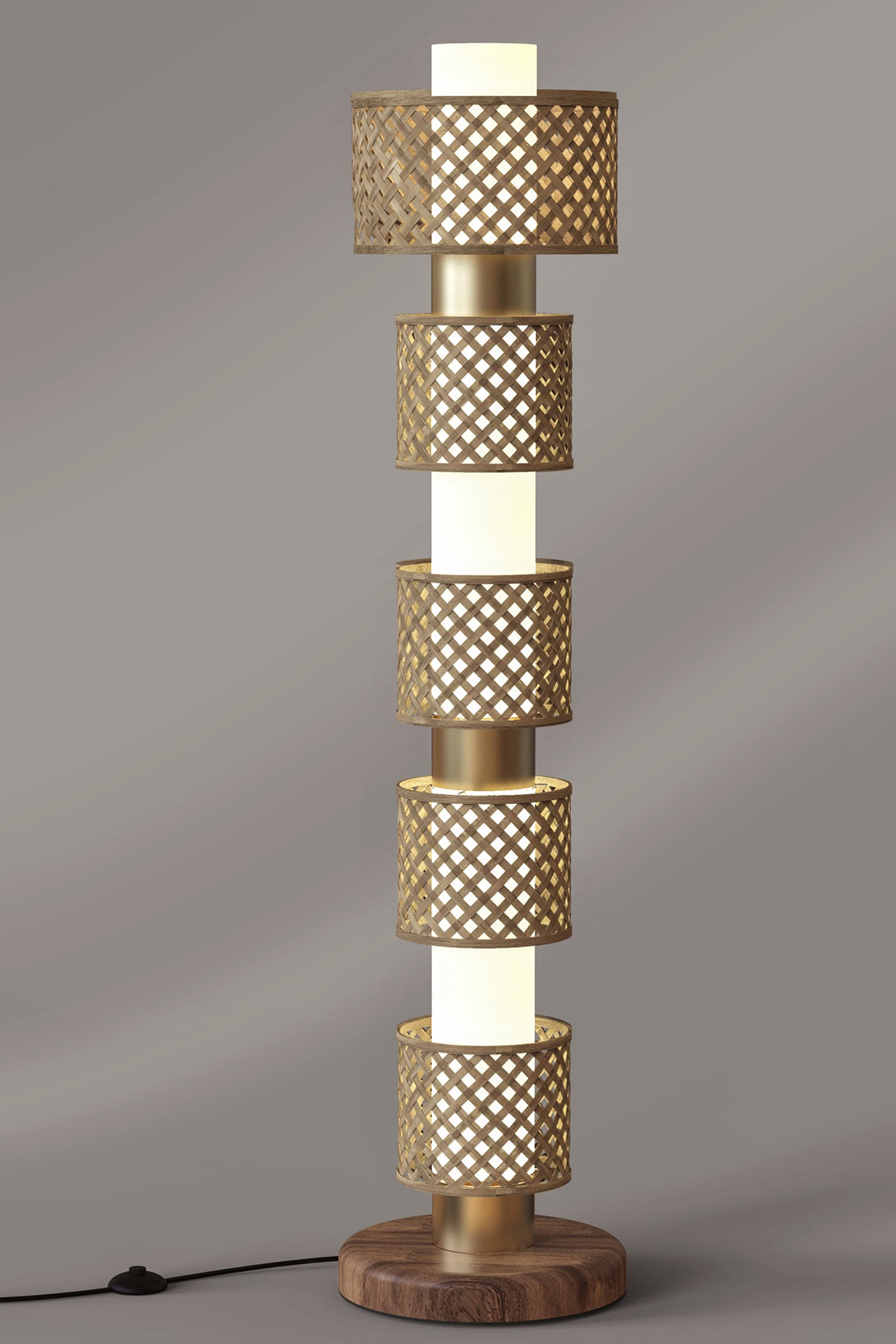 Mianzi Bamboo Metamorphosis Floor Lamp FHHHH
