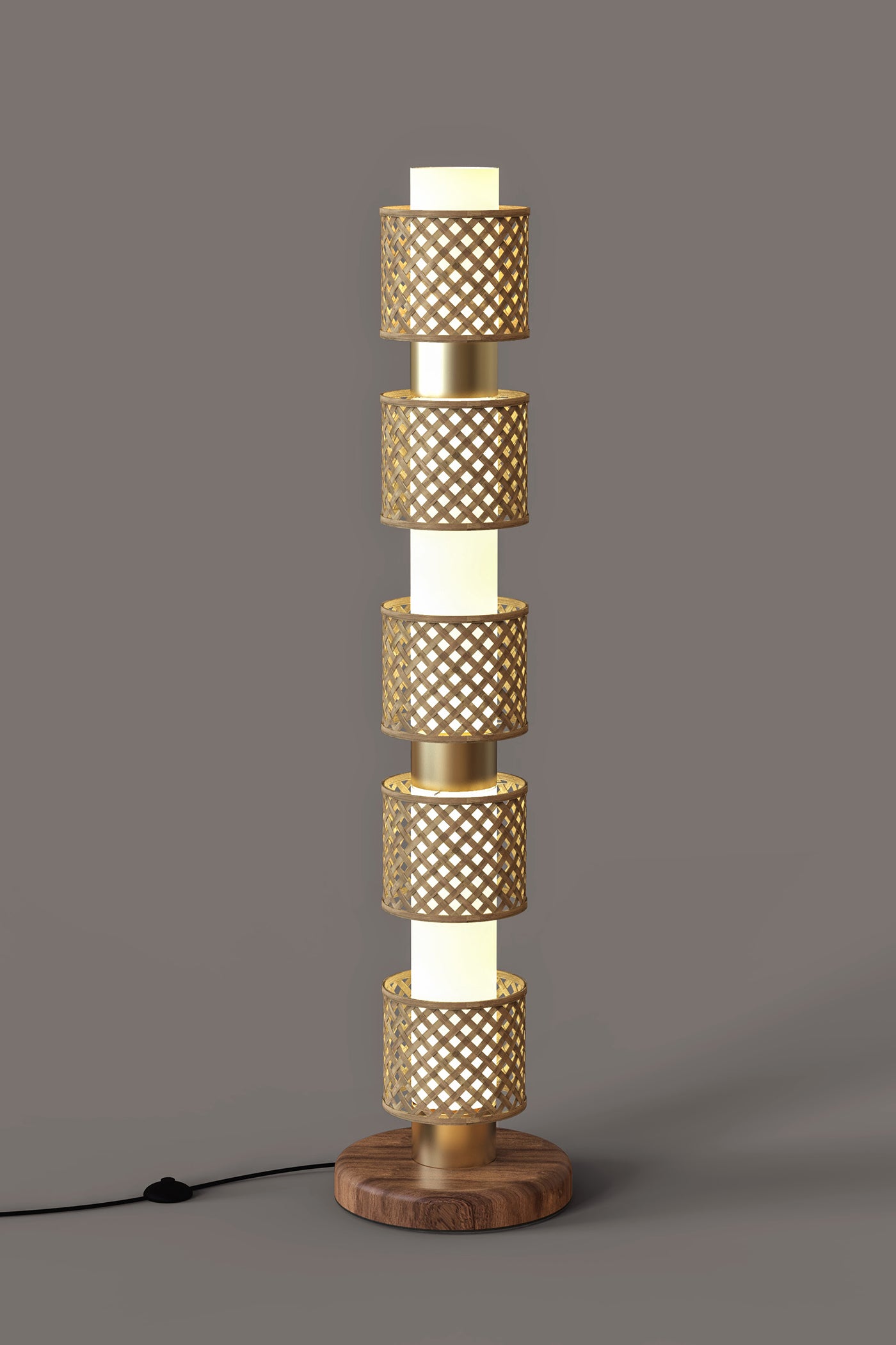 Mianzi Bamboo Metamorphosis Floor Lamp HHHHH