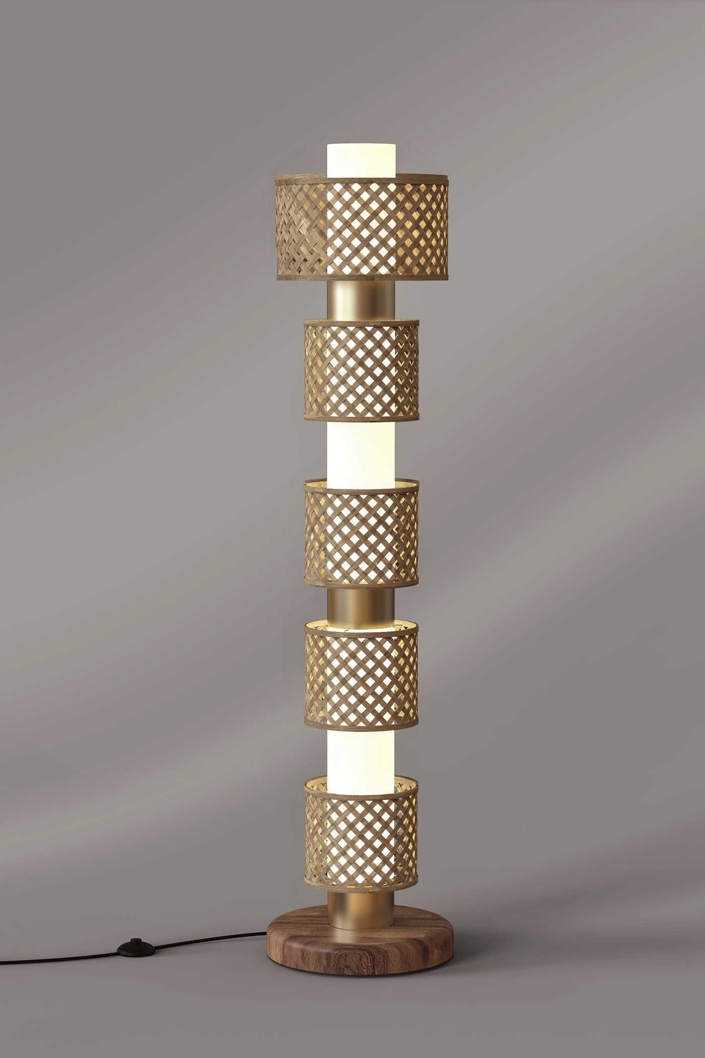 Mianzi Bamboo Metamorphosis Floor Lamp FHHHH