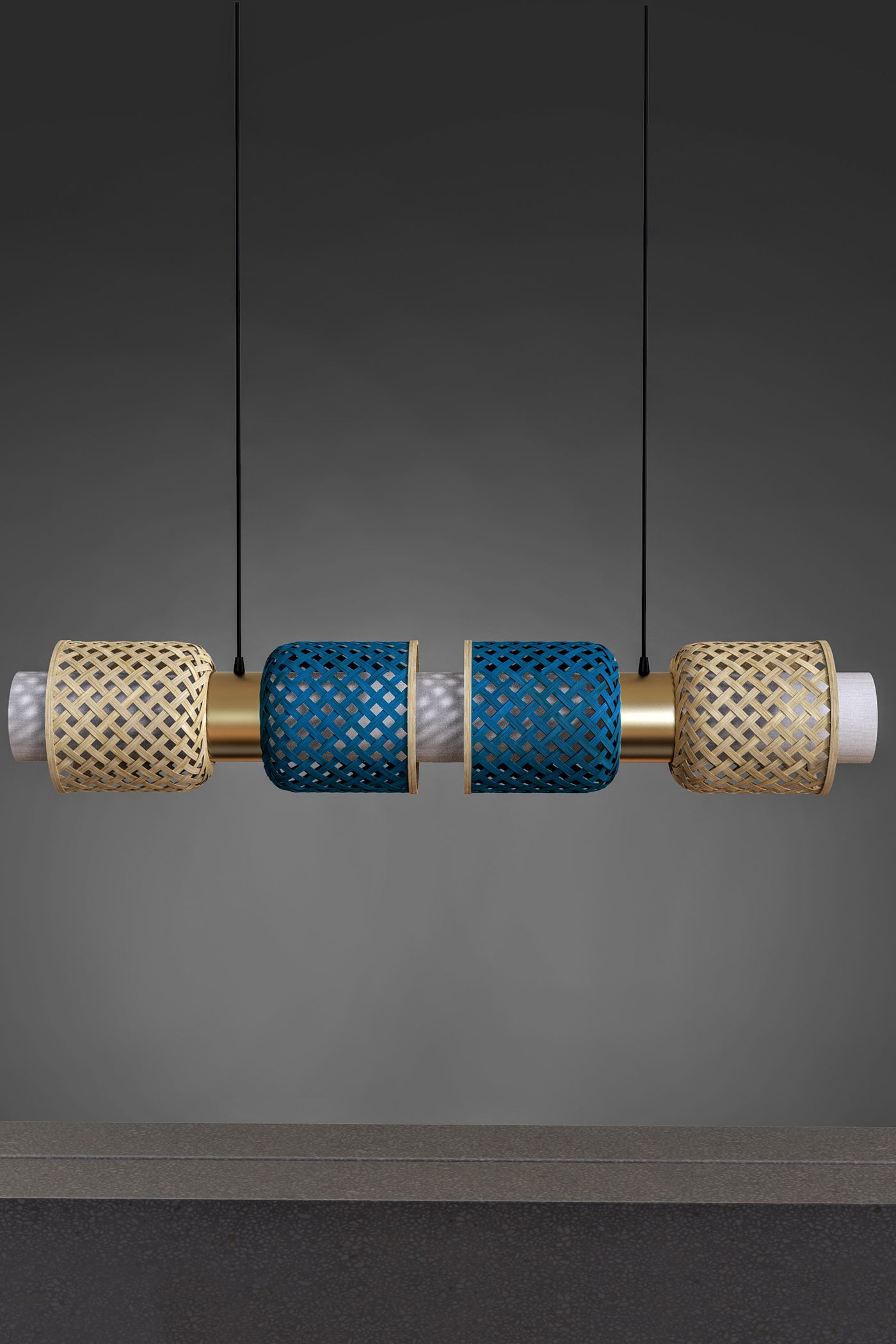 Mianzi Bamboo Metamorphosis Linear 
Pendant Lamp
H-01S
