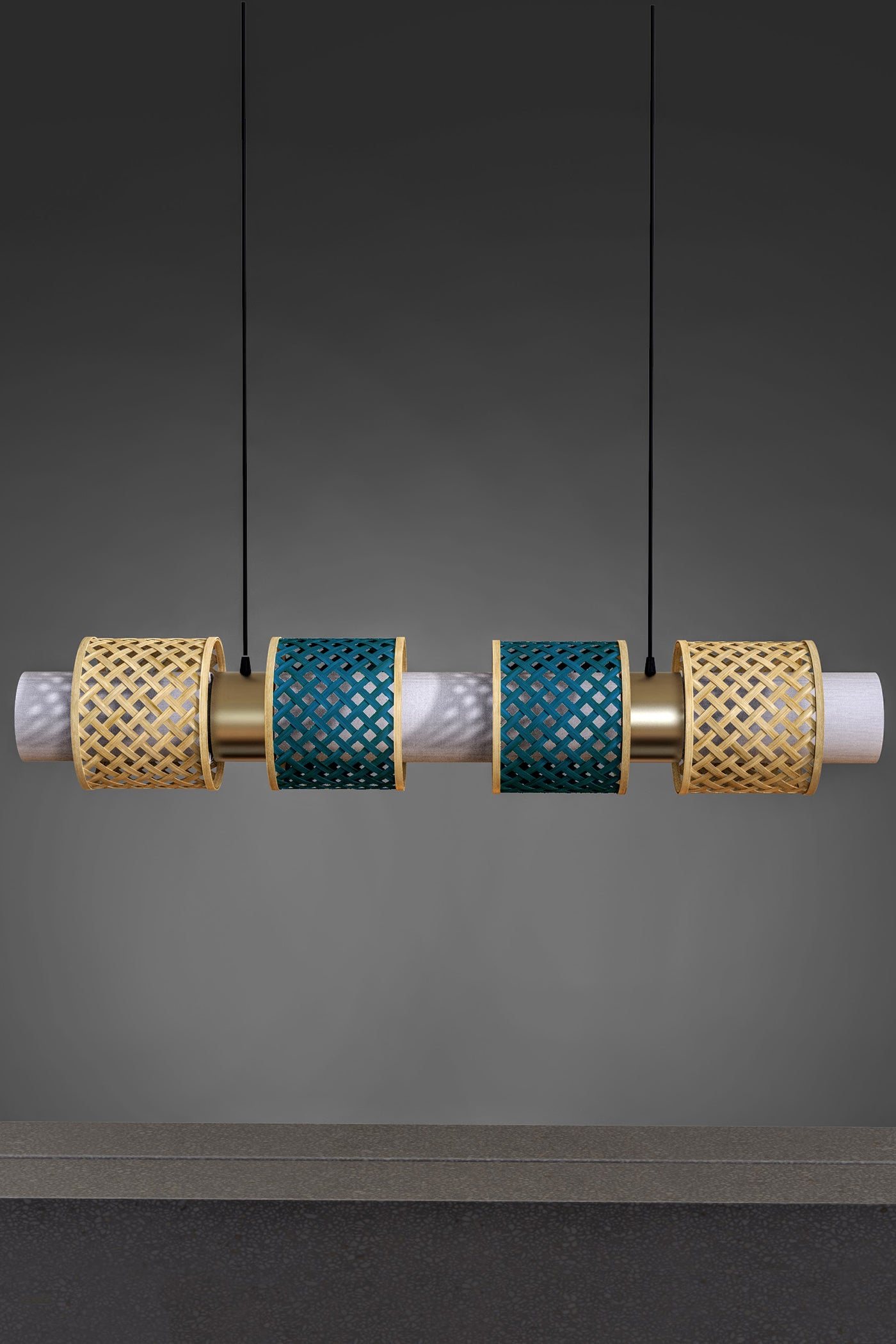 Mianzi Bamboo Metamorphosis Linear
Pendant Lamp
H-02S