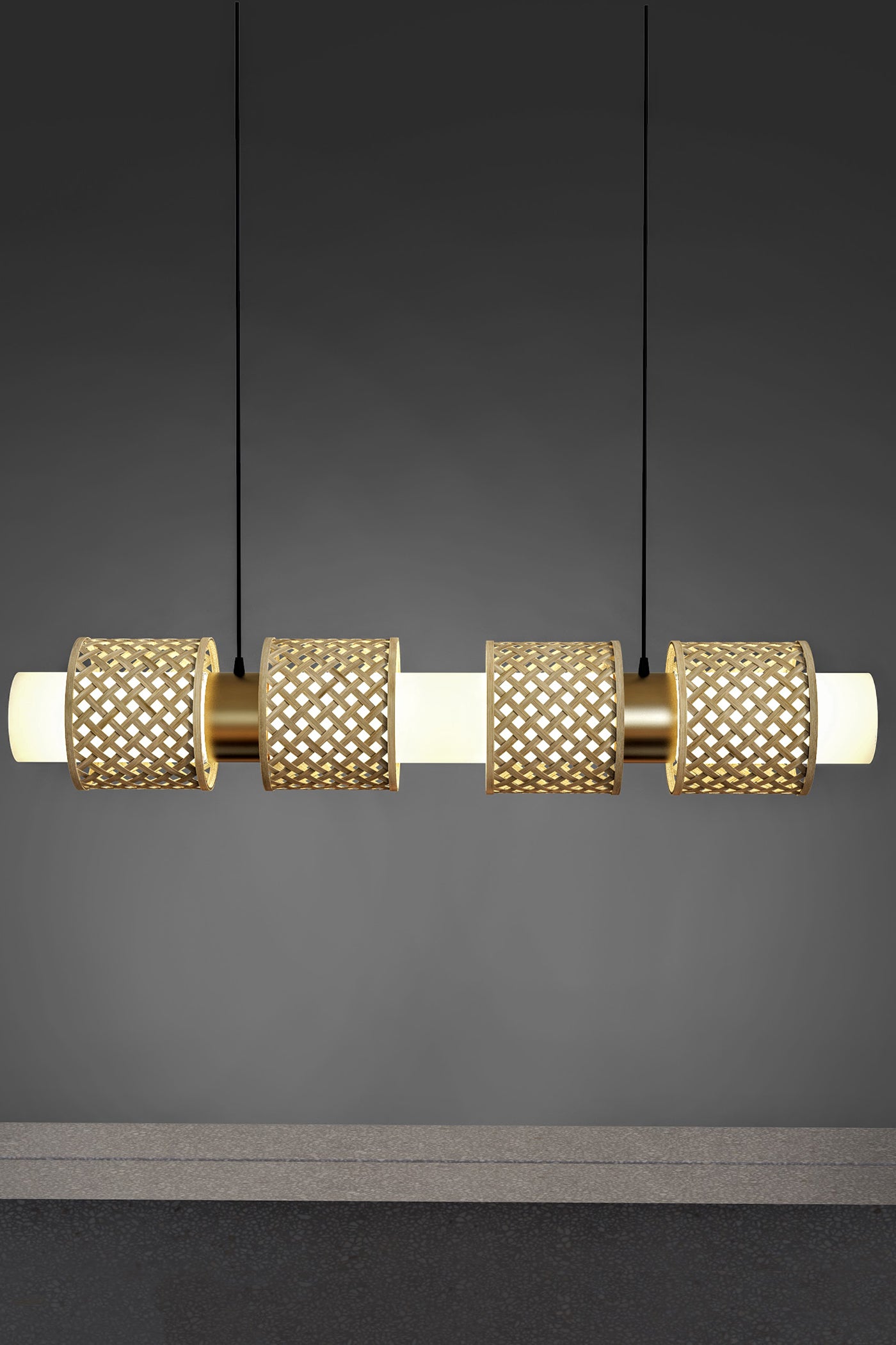 Mianzi Bamboo Metamorphosis Linear
Pendant Lamp
H-02S