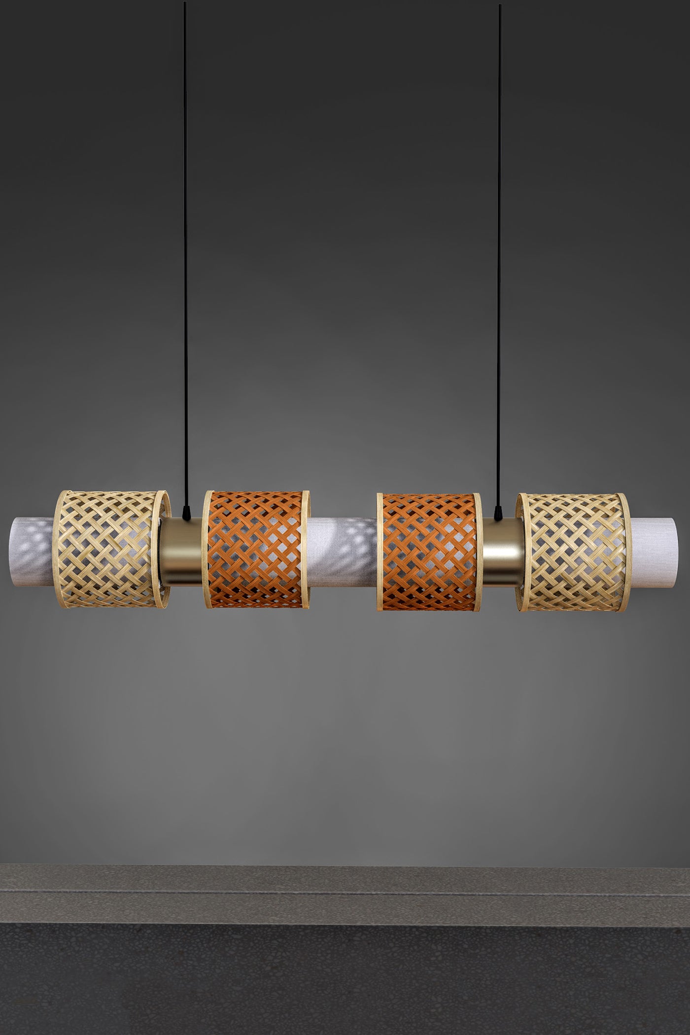 Mianzi Bamboo Metamorphosis Linear
Pendant Lamp
H-02S