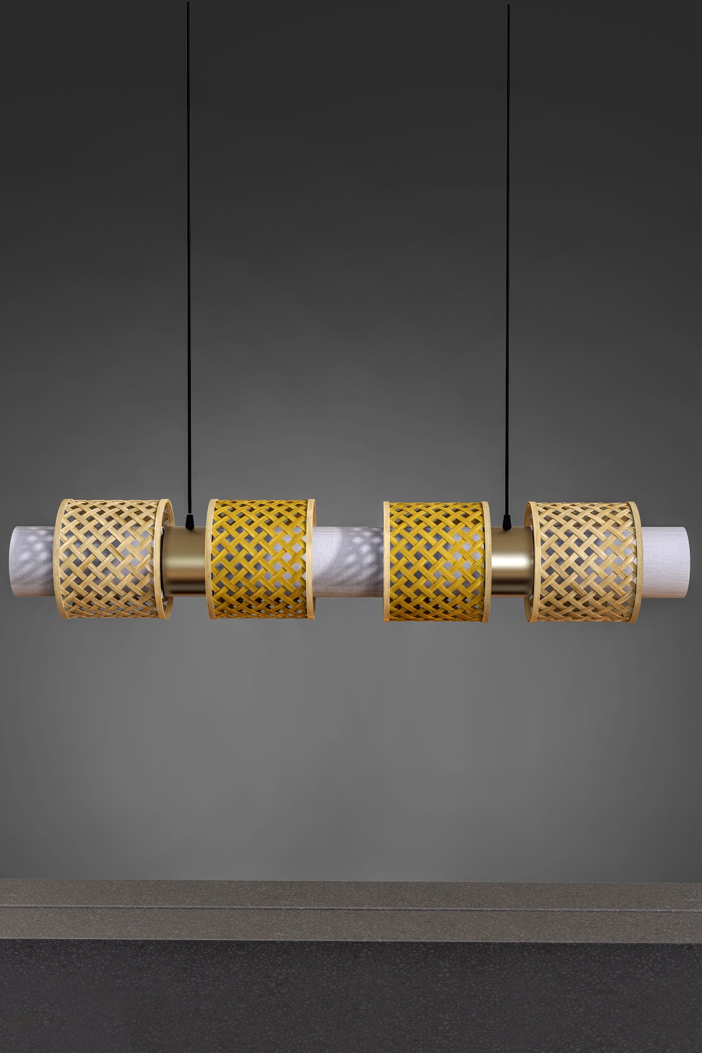 Mianzi Bamboo Metamorphosis Linear
Pendant Lamp
H-02S