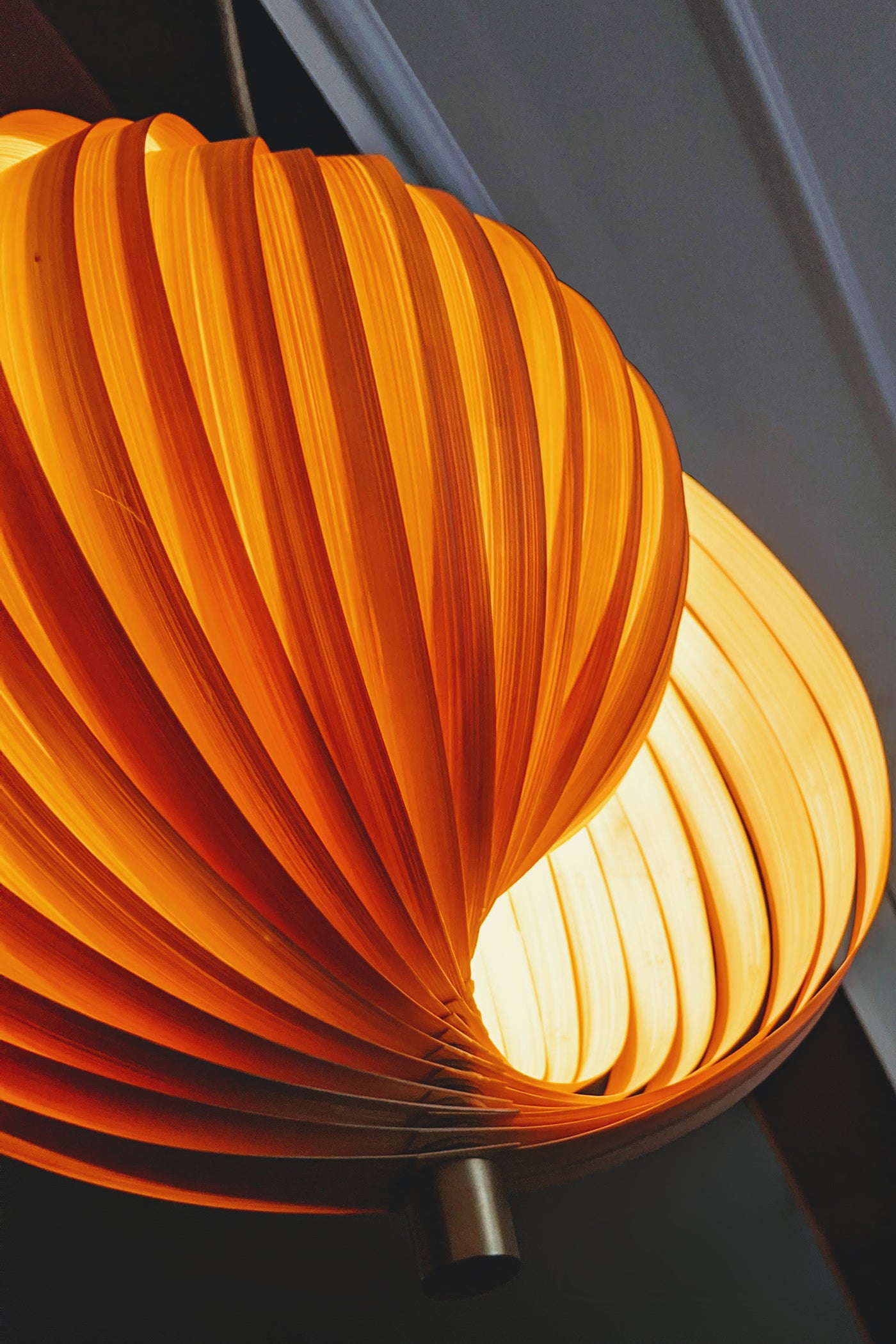 Mianzi Bamboo Seashell Pendant Lamp