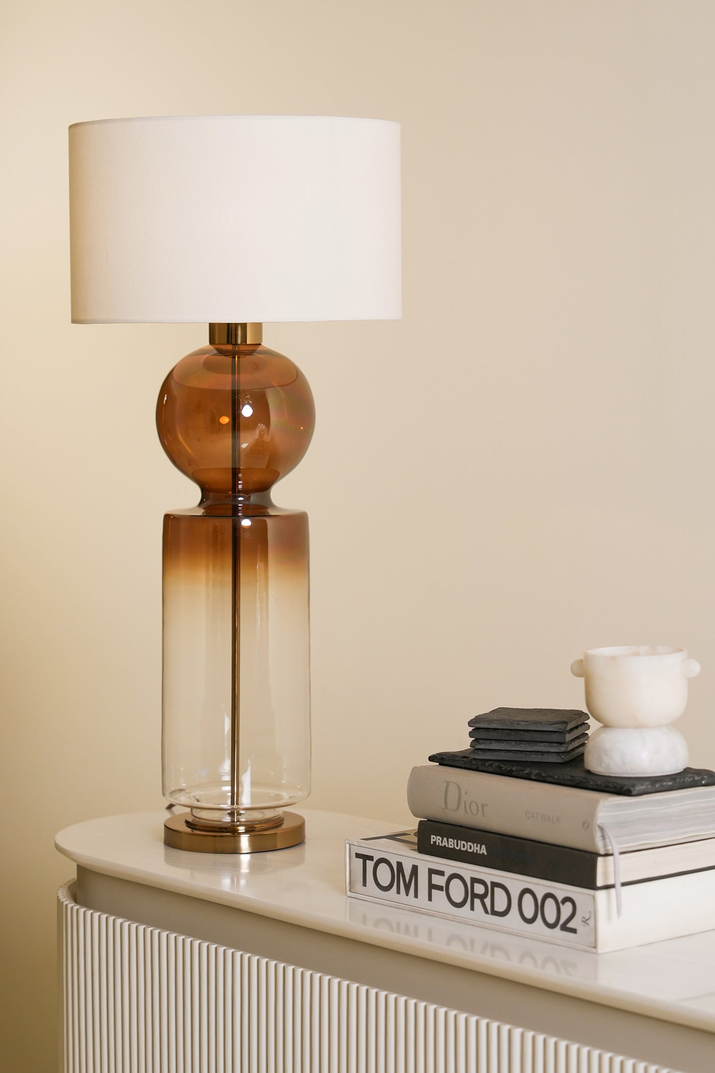 Ball & Cylinder Ombre Table Lamp
